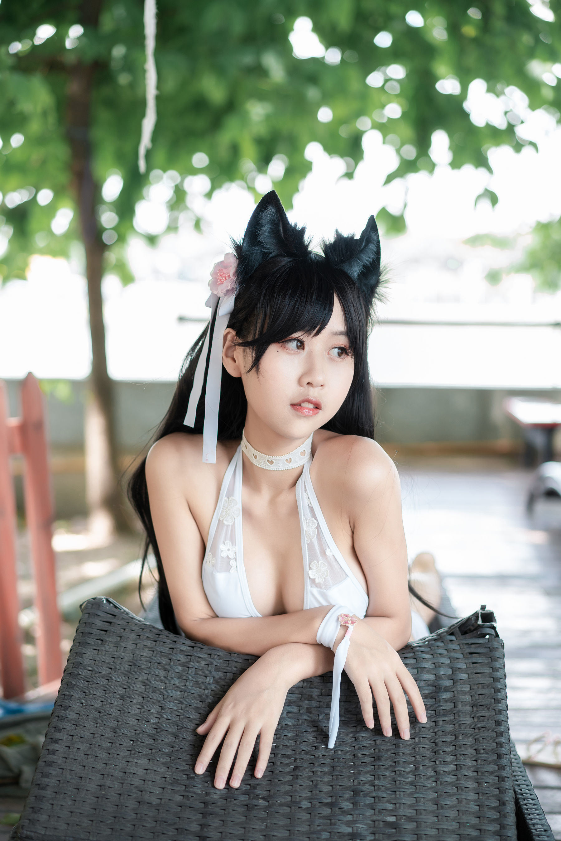 COS Welfare] Sunny Beautiful Girl Meng Ya Er o0 - Atago Swimsuit