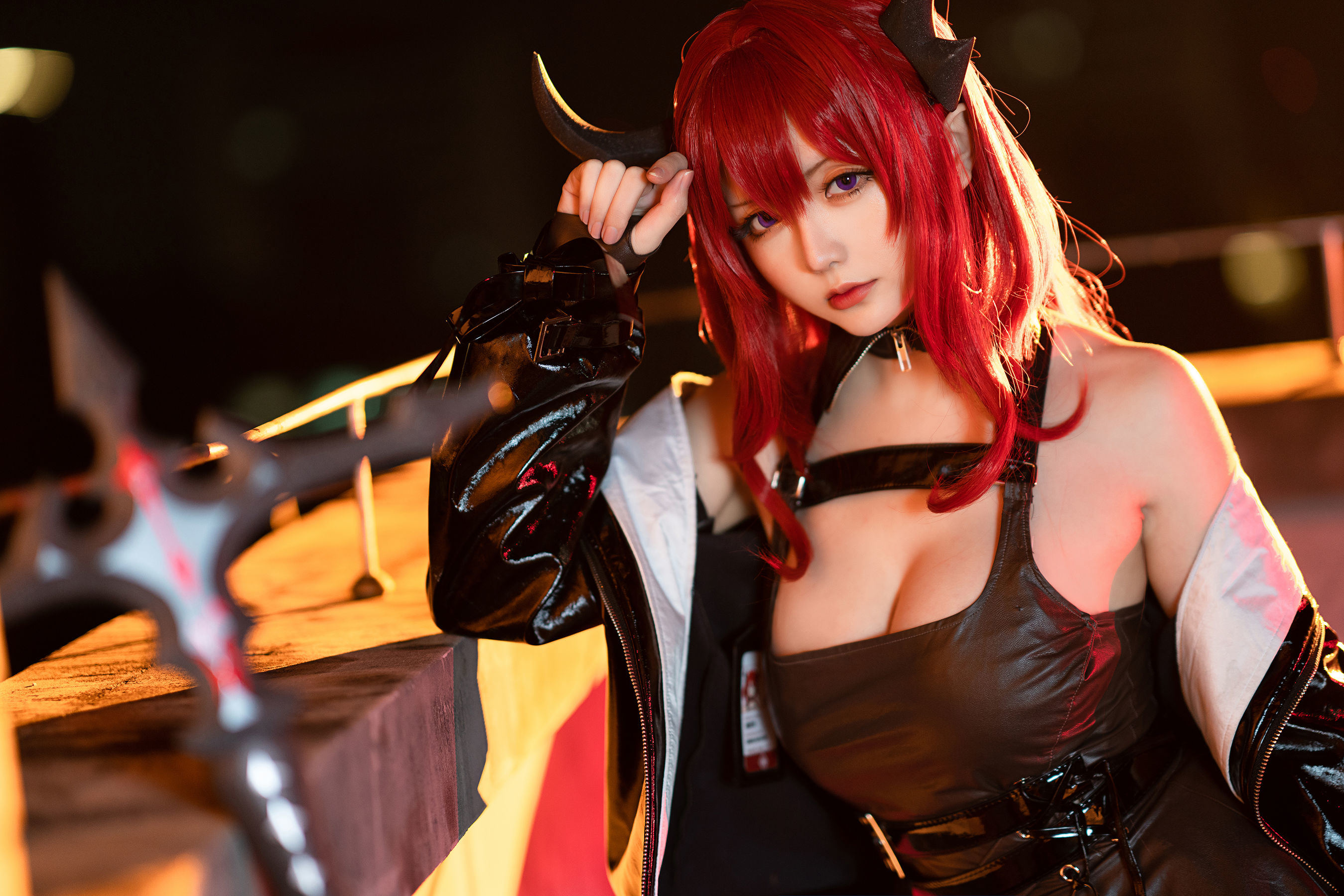 COS Phúc lợi] Coser tiểu thư Xing Chi Chi - Arknights 《Surt》