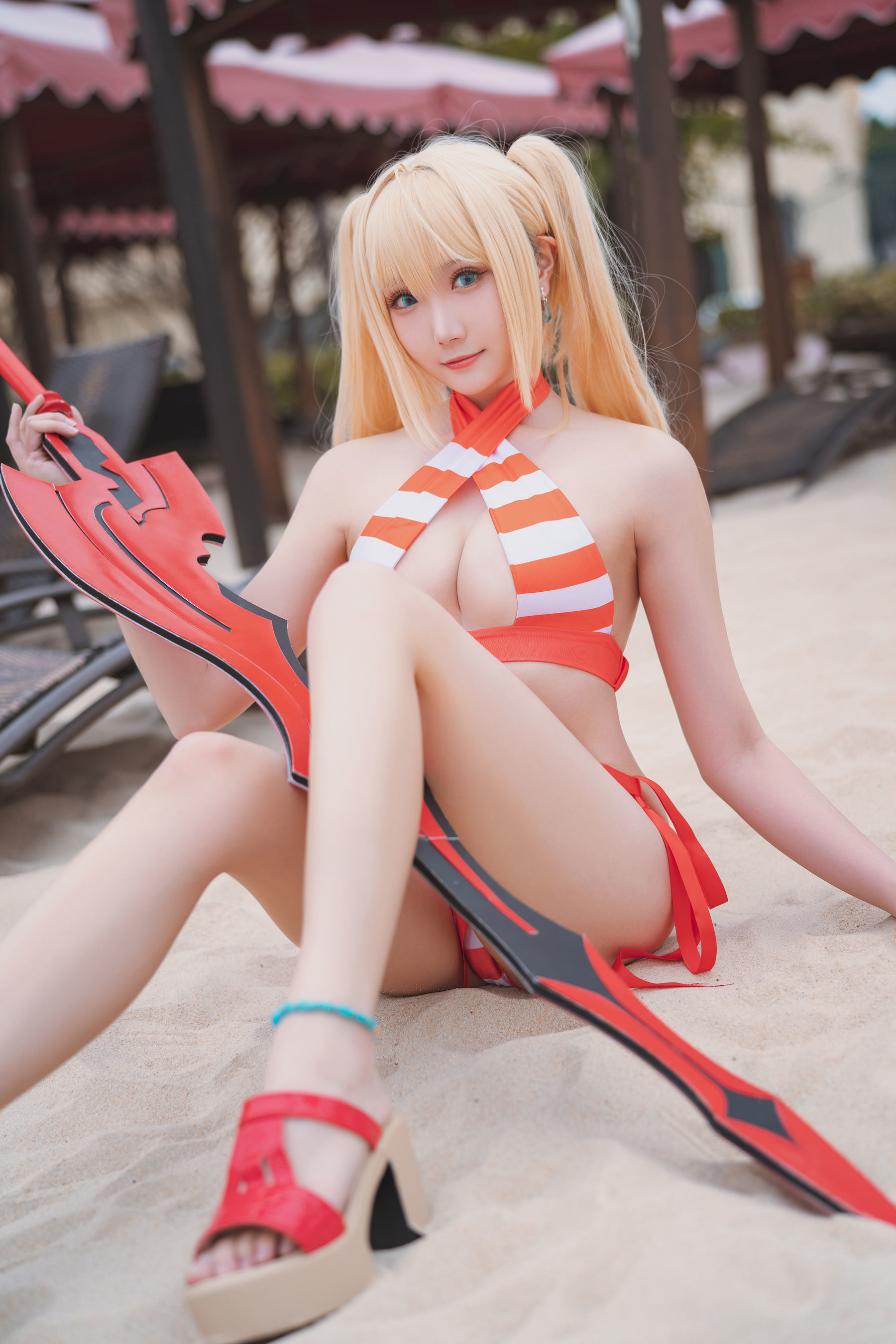 COS Phúc lợi] Coser Gua Hi Jang Phúc lợi - Nero Đồ bơi