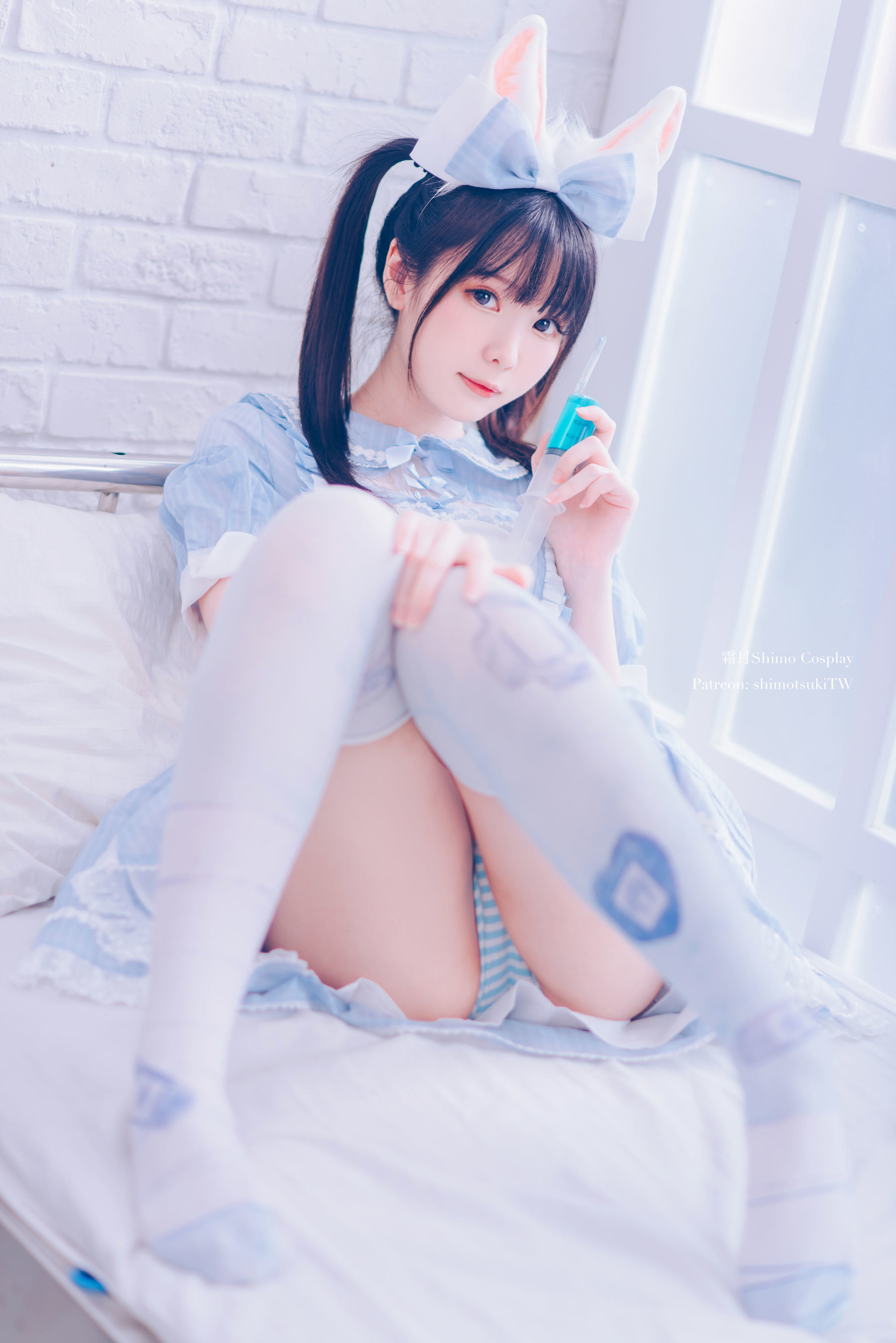COS福利] 微博妹紙霜月shimo - 女仆裙