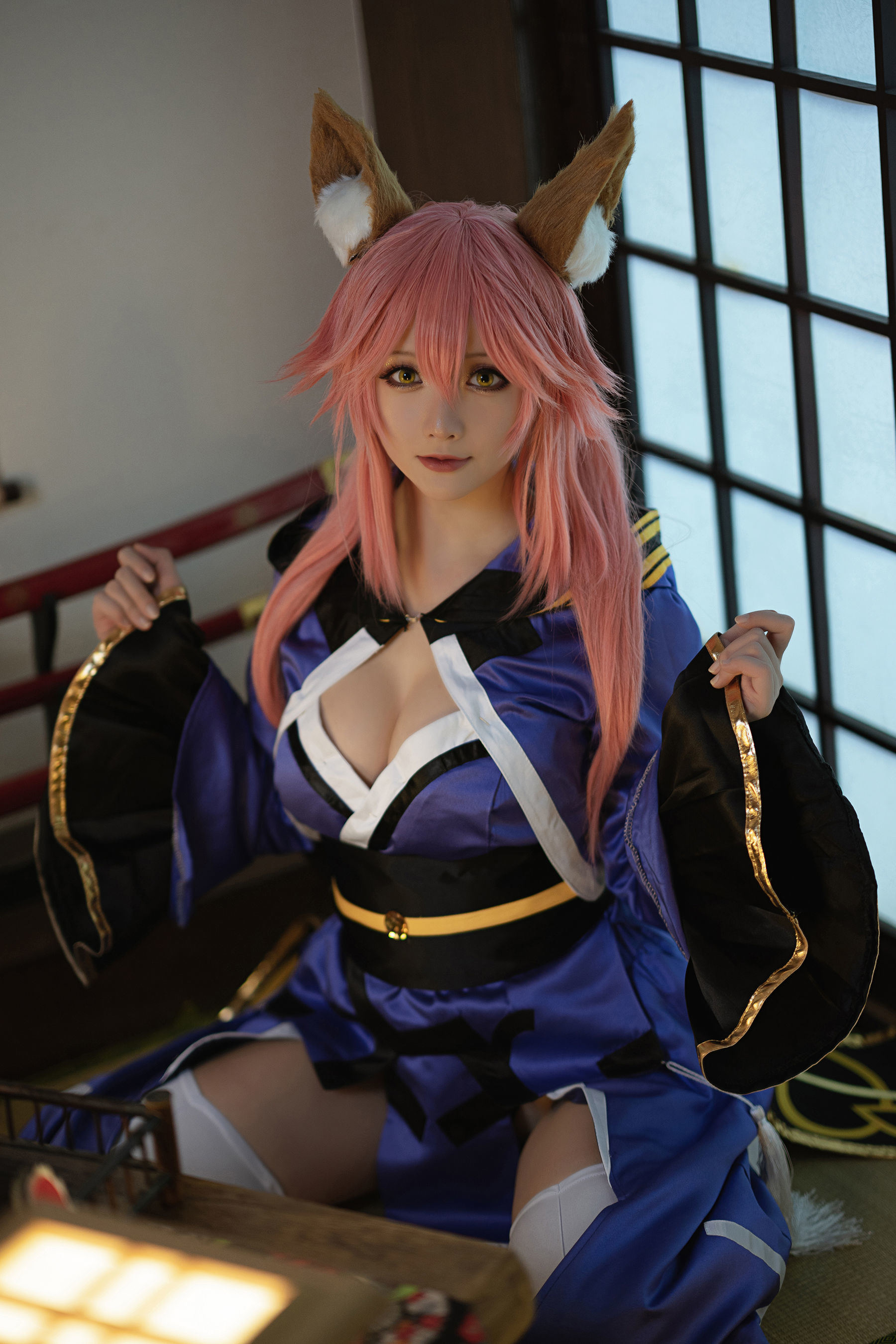 COS Welfare] Coser Xiaojie Xing Zhi Chi Chi - Goshujin-sama "Tamamo-no-Mae Loyal Dog Building Up Strength, Ready to Go