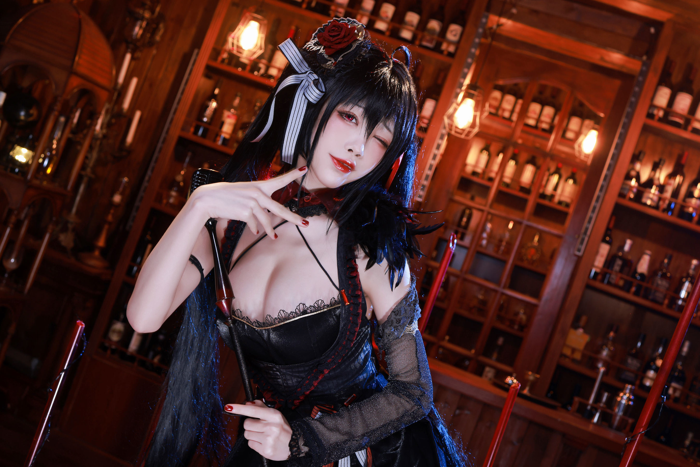 COS Welfare] Anime Blogger Shuimiao aqua - Dafeng Performance Outfit