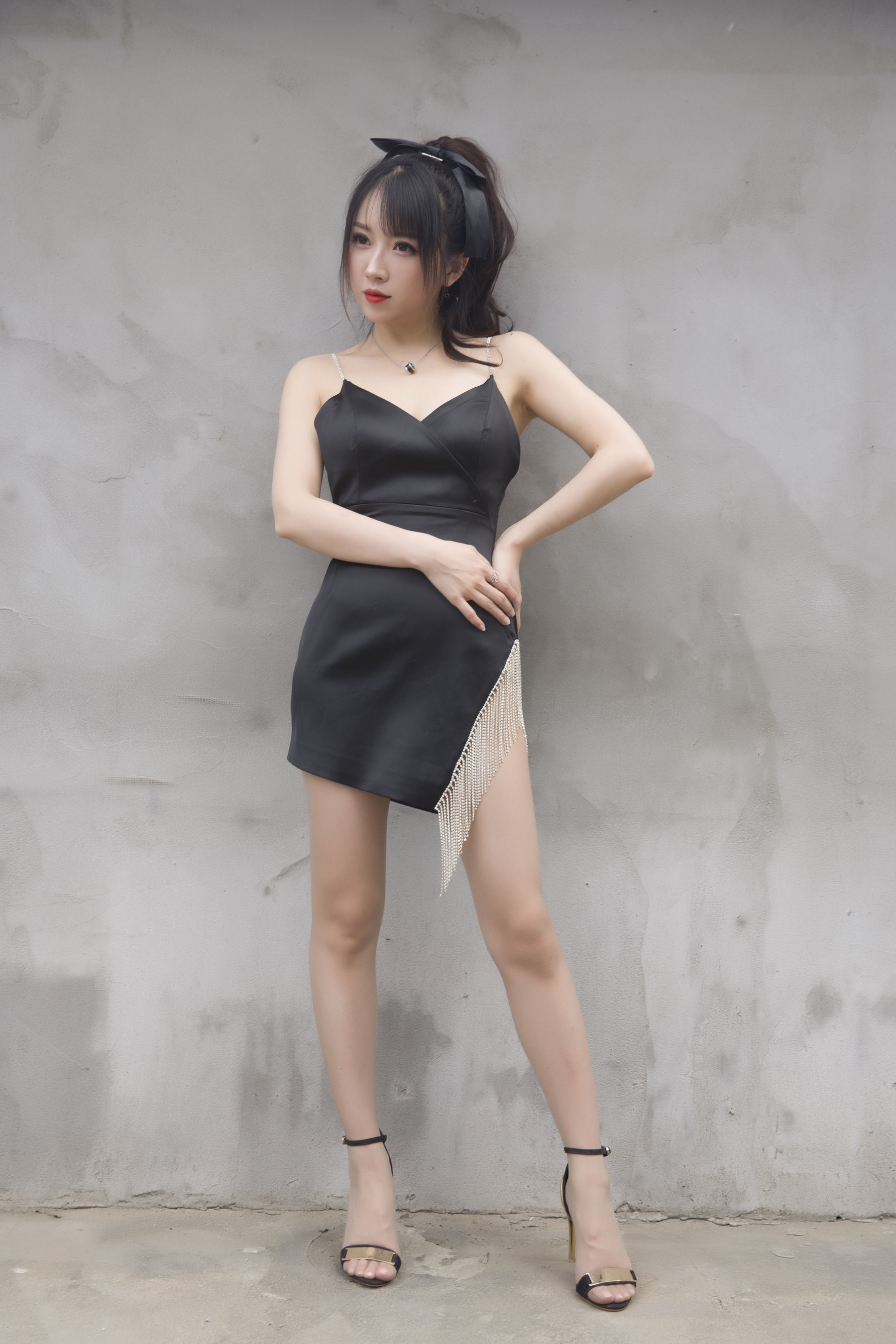 COS福利] 鬥魚主播小女巫露娜 - 黑色流蘇