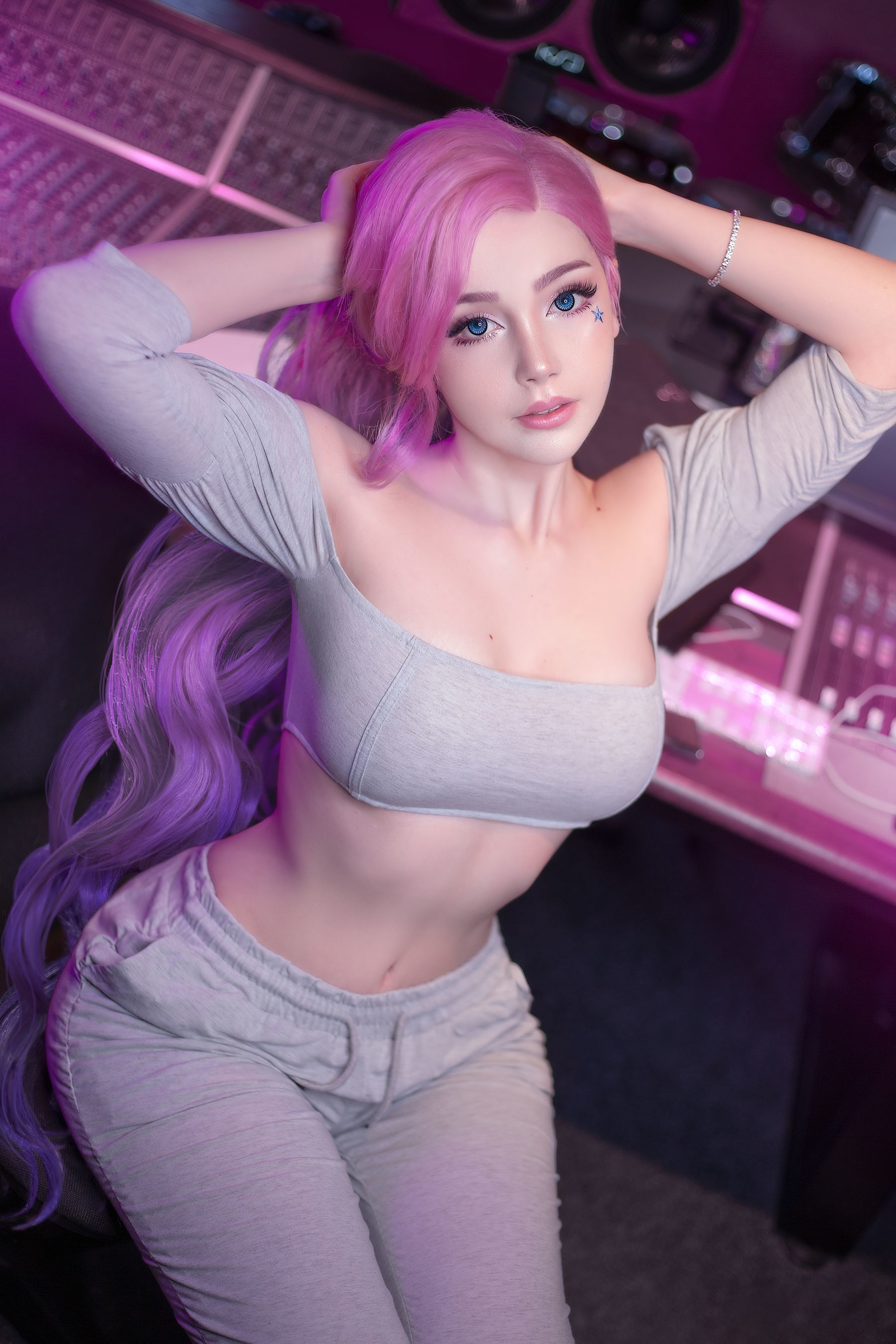คอสเพลย์ ฟู๋ลี่] สาวต่างชาติสวย ซาย่าเดอะฟ็อกซ์ - KDA