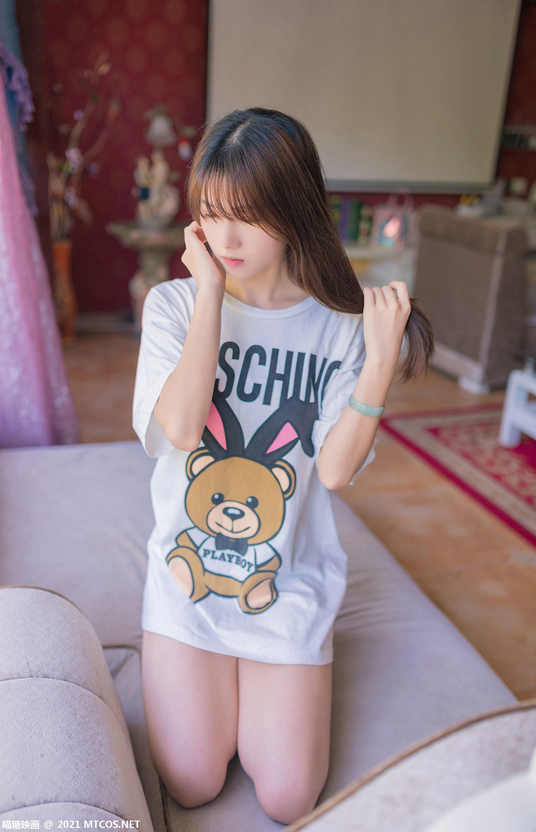 Meow Sugar Film] VOL.405 White T Girl