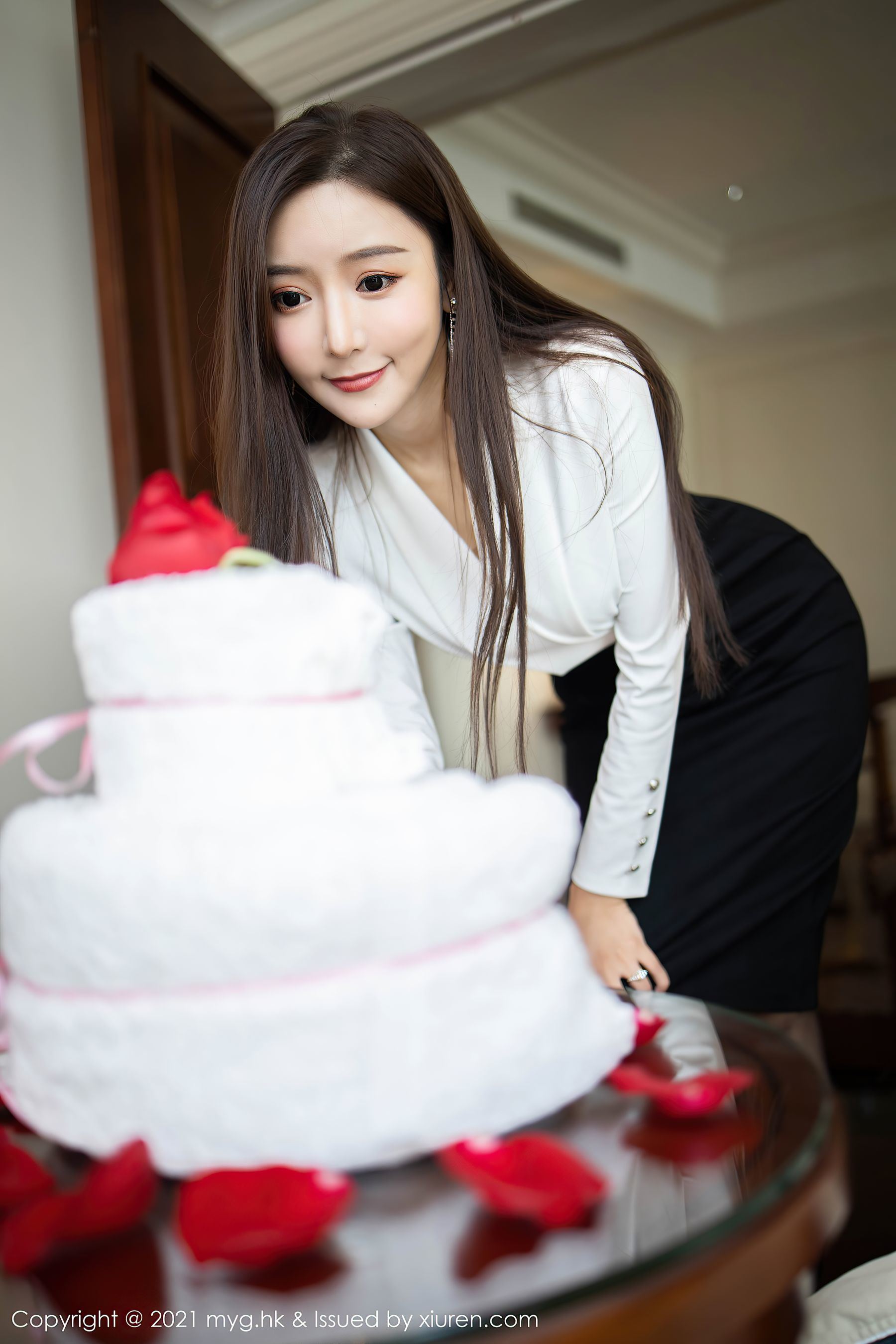 MyGirl Vol.492 王馨瑶Yanni 優雅な女神写真