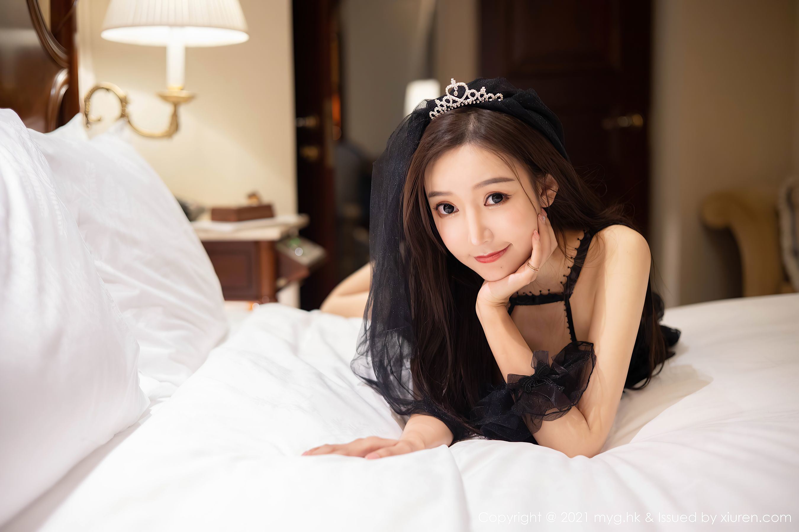 MyGirl Vol.495 Wang Xinyao Yanni Ảnh Đồng Phục Ren Nội Y