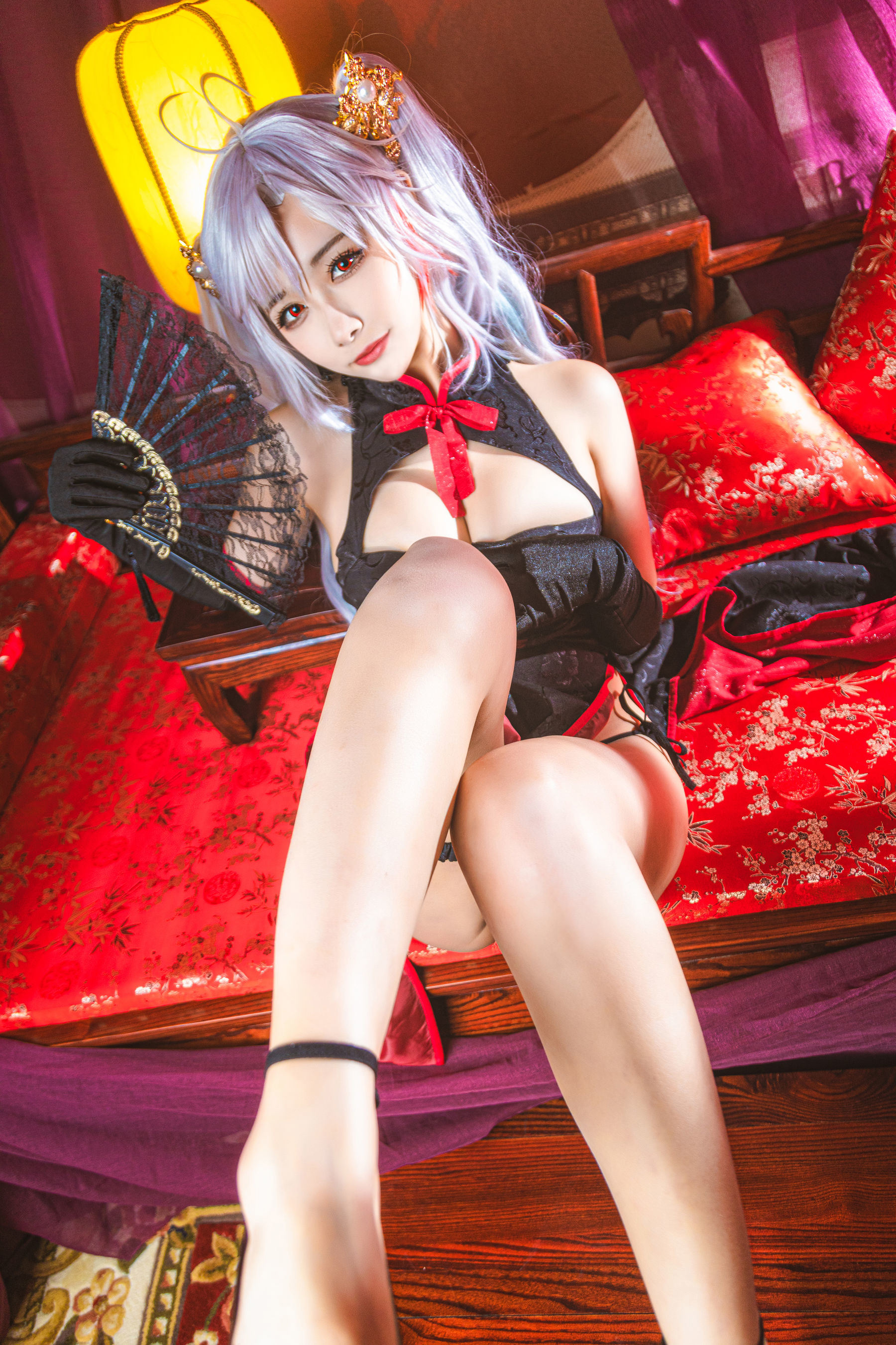 コスプレ福利] 微博の妹子 モモコ葵葵 - ユーゲンの旗袍