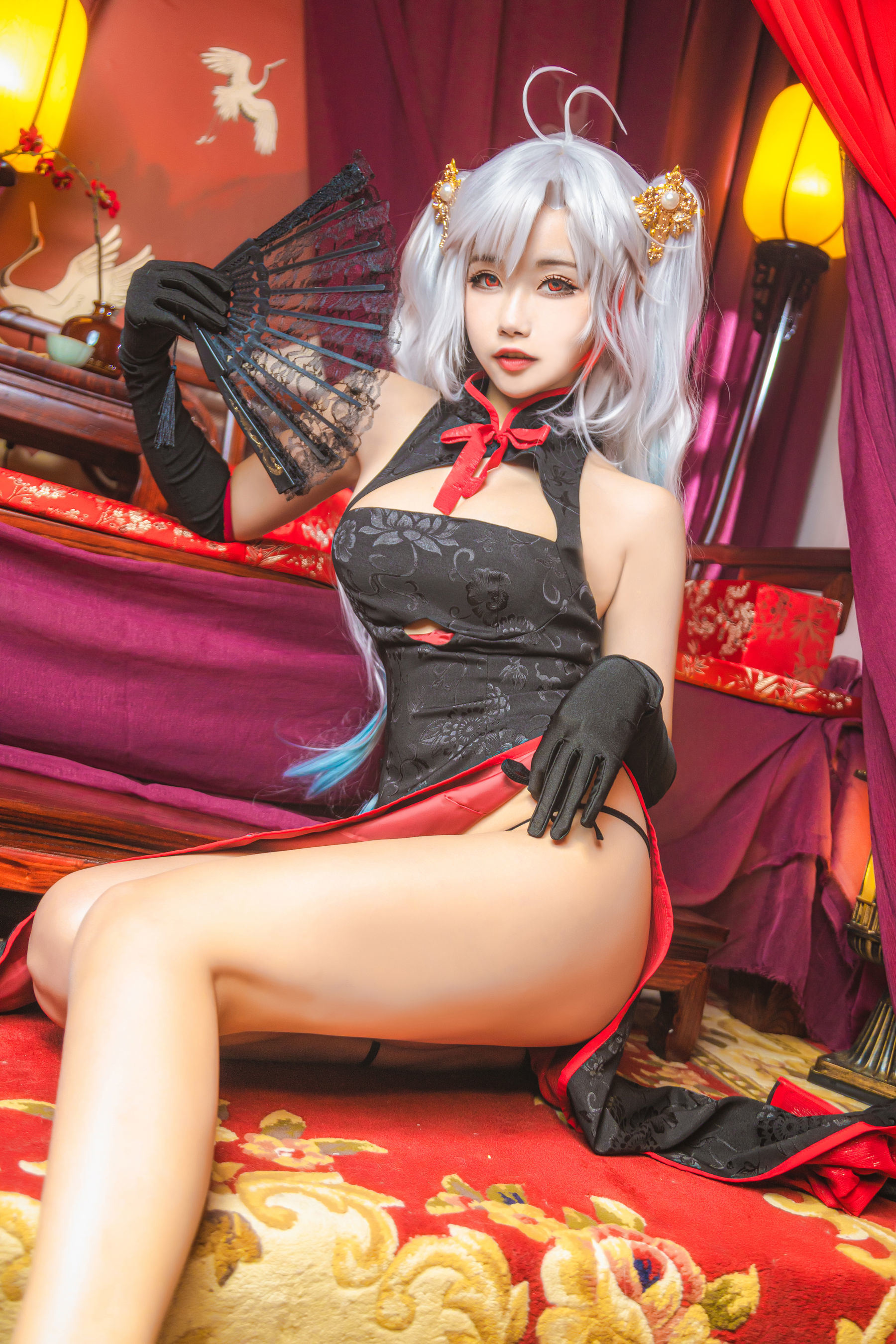 コスプレ福利] 微博の妹子 モモコ葵葵 - ユーゲンの旗袍