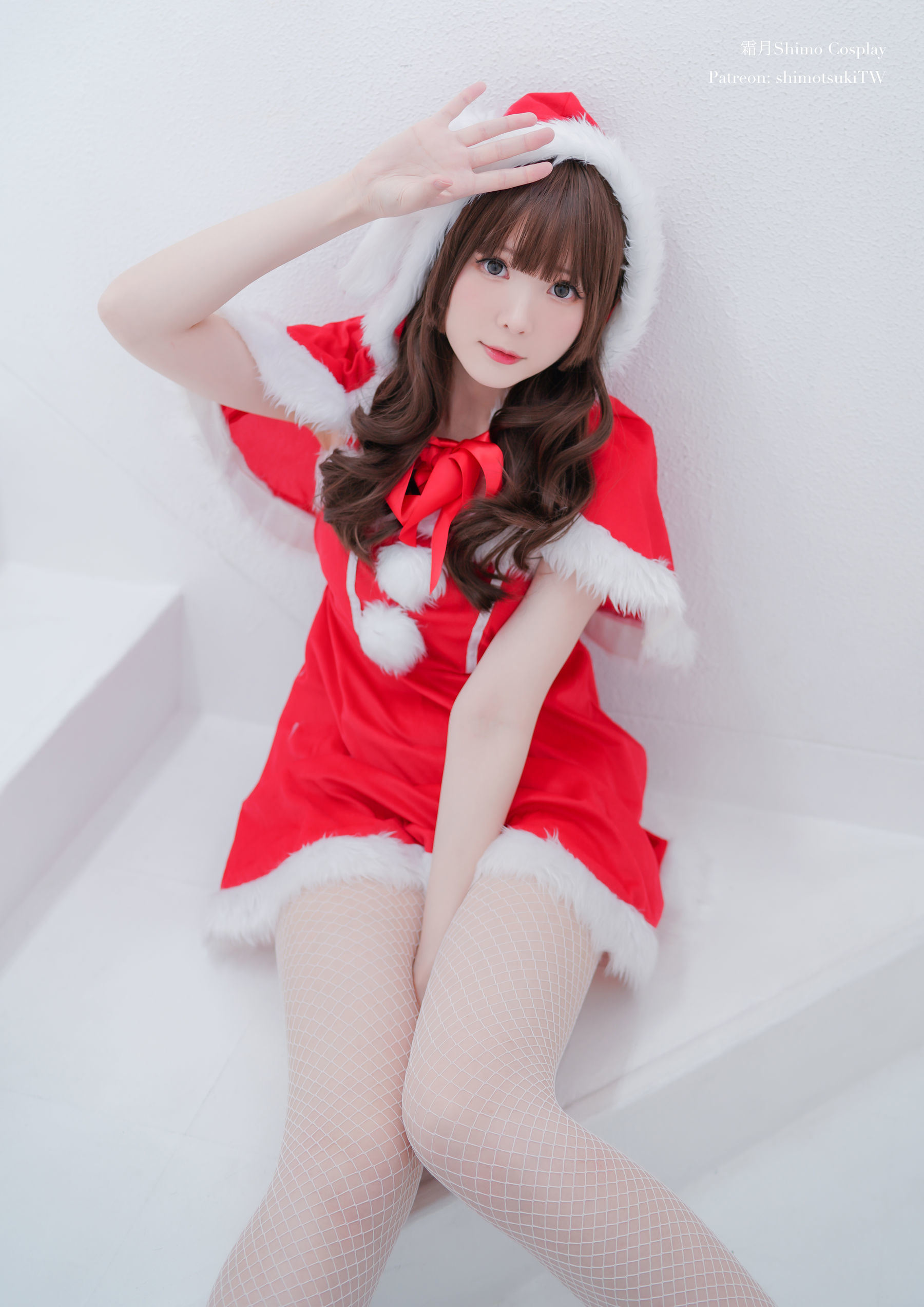 COS Phúc Lợi] Cô gái Weibo Sương Nguyệt Shimo - Thỏ Giáng Sinh