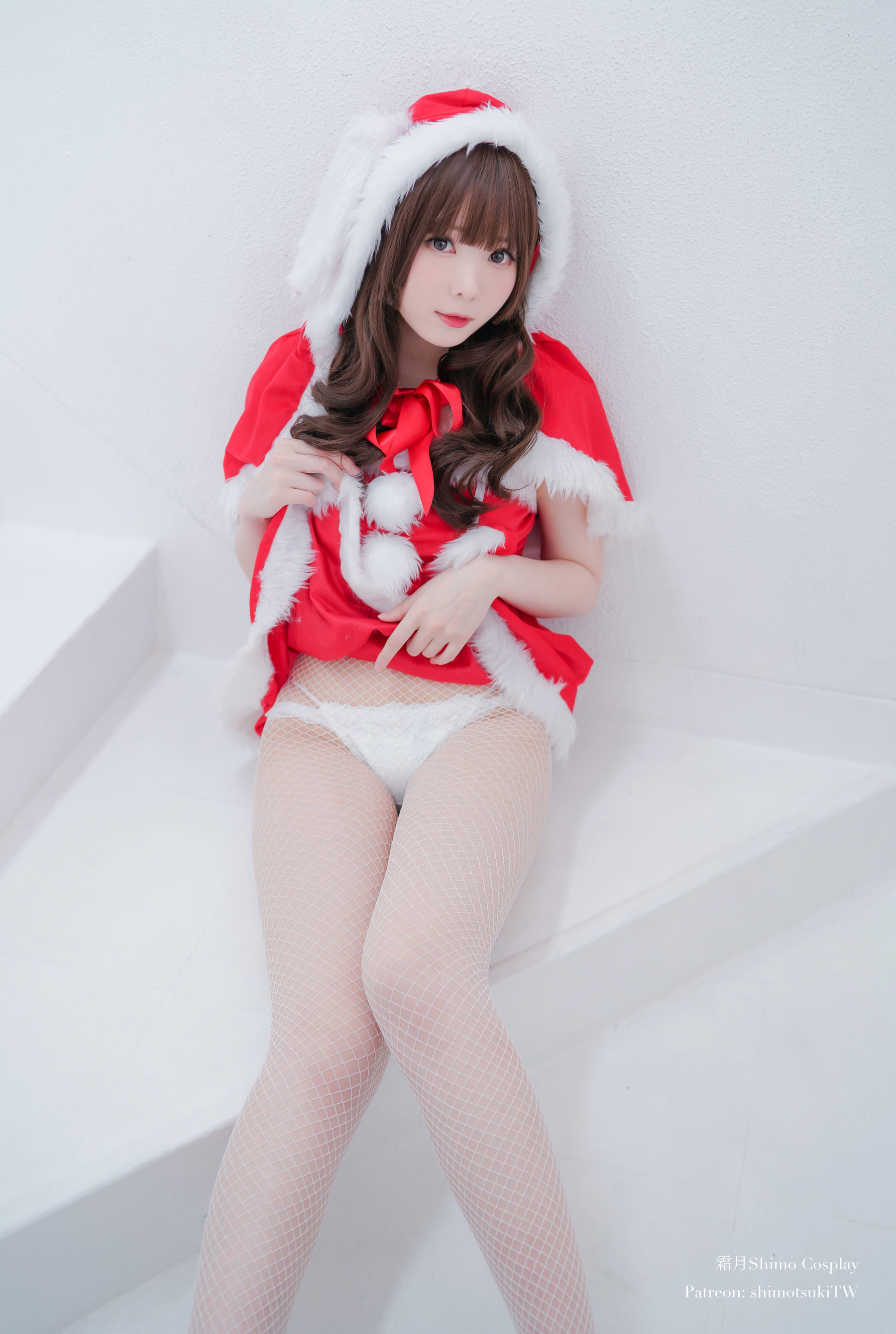 COS Phúc Lợi] Cô gái Weibo Sương Nguyệt Shimo - Thỏ Giáng Sinh