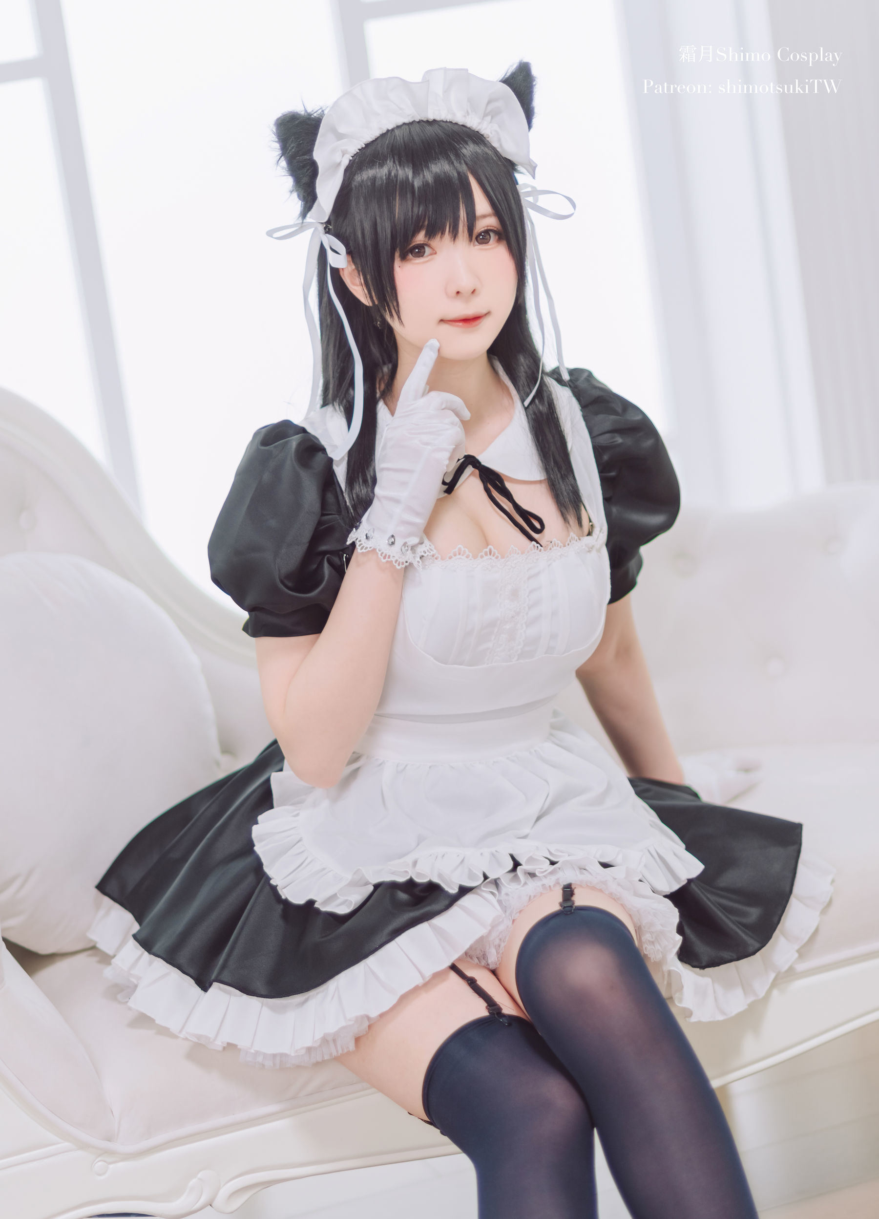 COS Phúc Lợi] Weibo Cô Gái Shimo - Atago Nữ Hầu