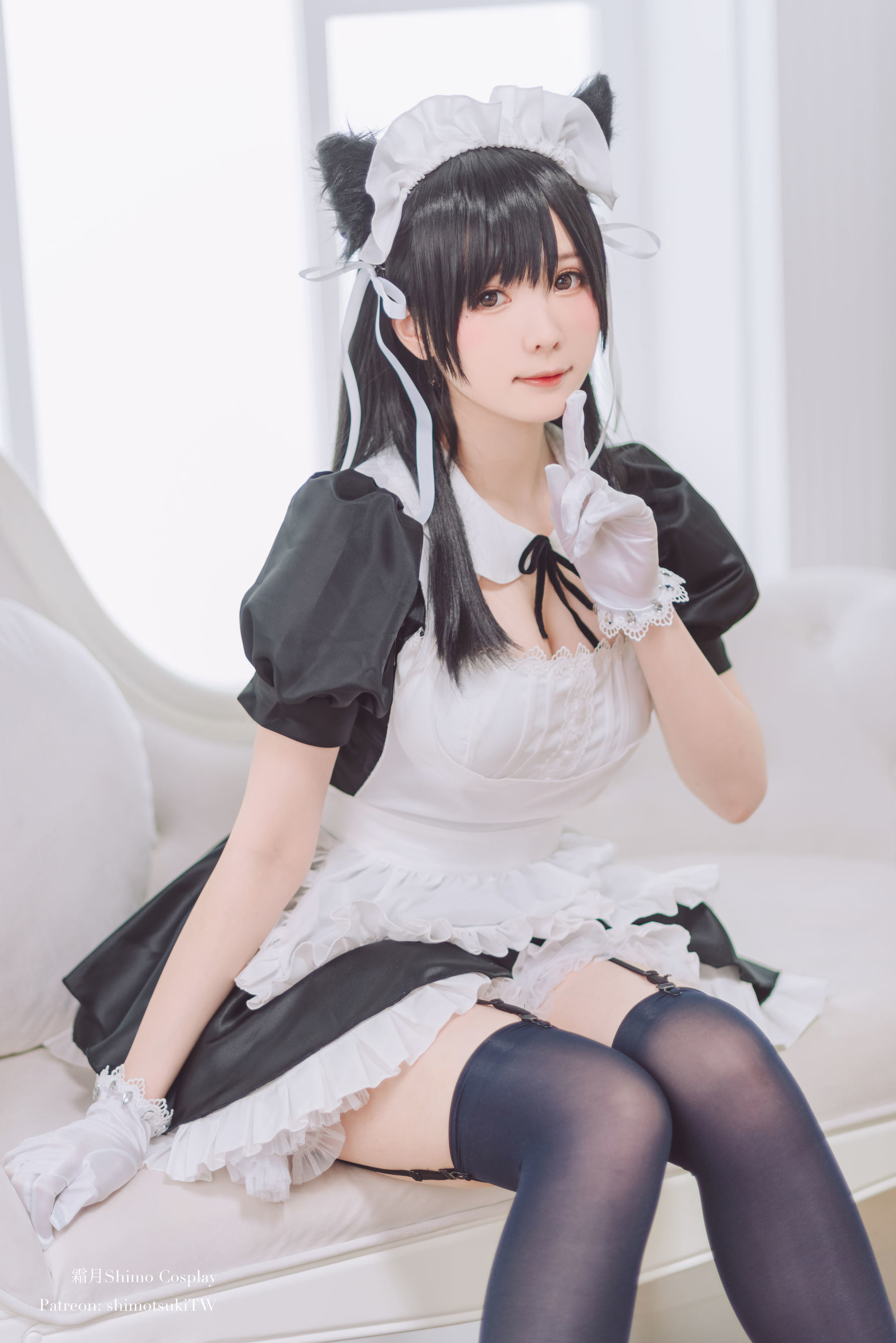 COS Phúc Lợi] Weibo Cô Gái Shimo - Atago Nữ Hầu