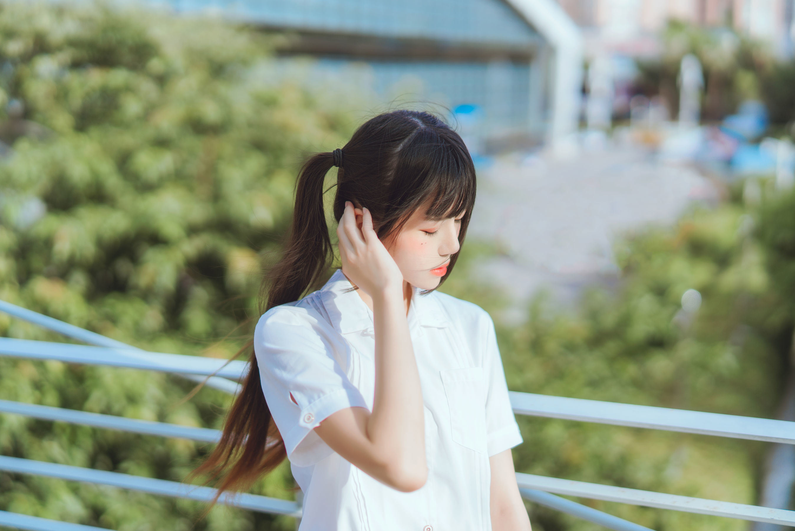COS福利] 櫻桃喵 - 少女之淺色系