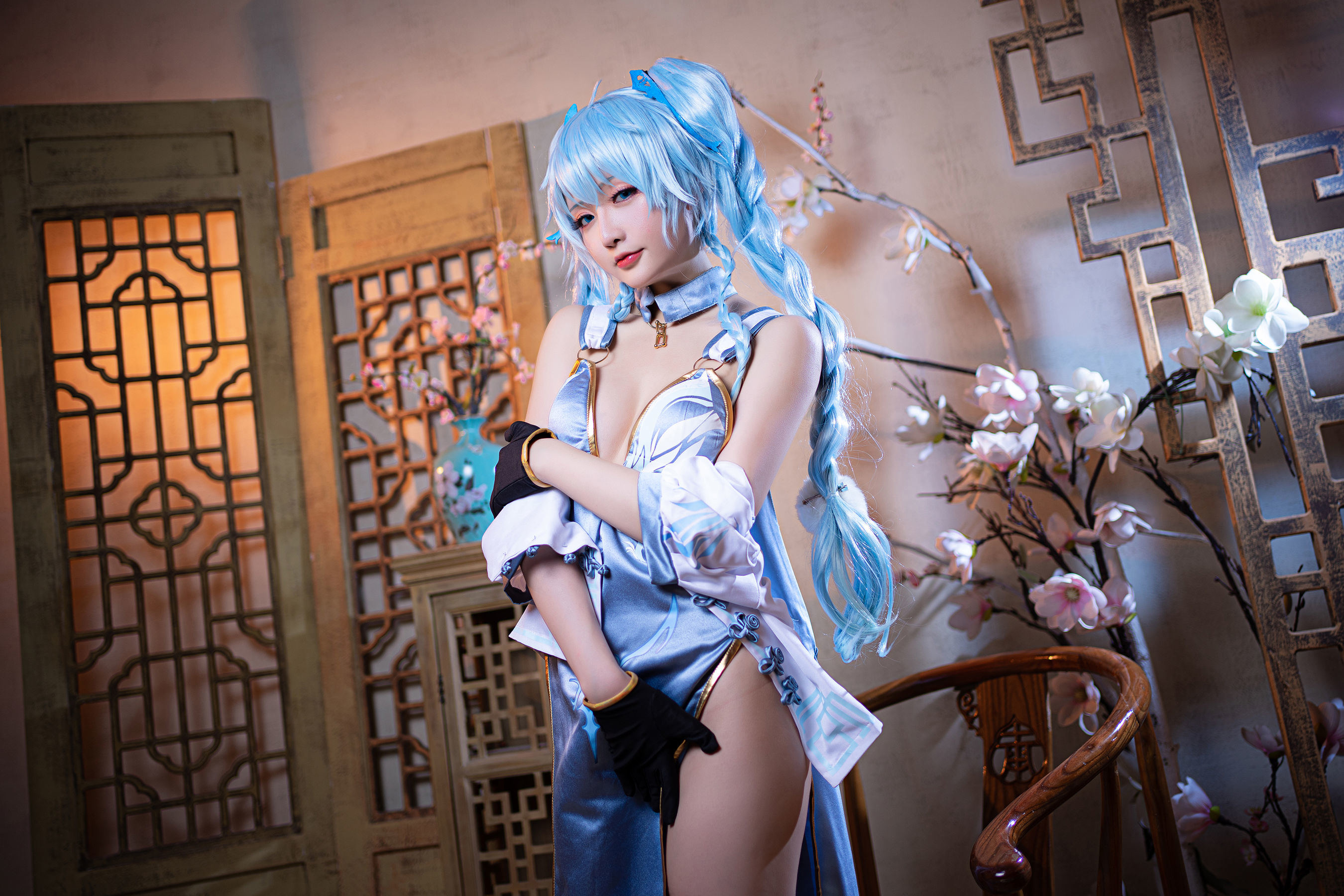 コスプレイ福利] Coserさん星之ちち - 秘密の庭 PA15翠雀媚
