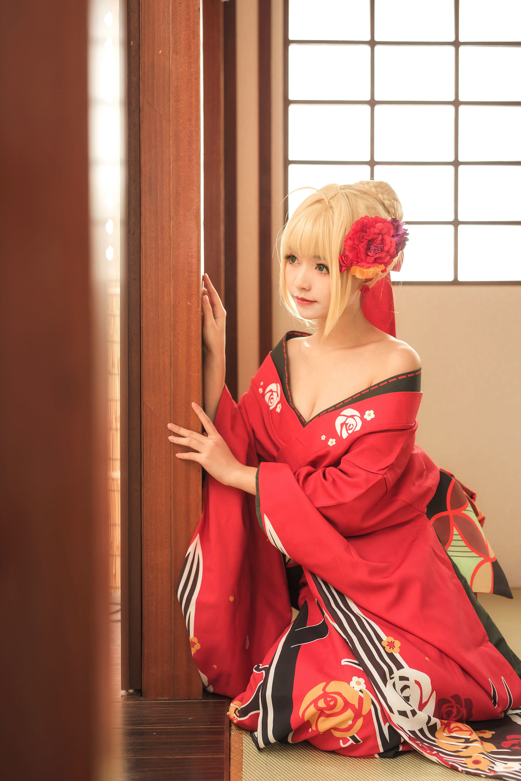 COS Phúc lợi] Blogger Anime Đại Đại Cuộn Cuộn Nhỏ Cuộn - Bái kiến Nữ hoàng Bệ hạ