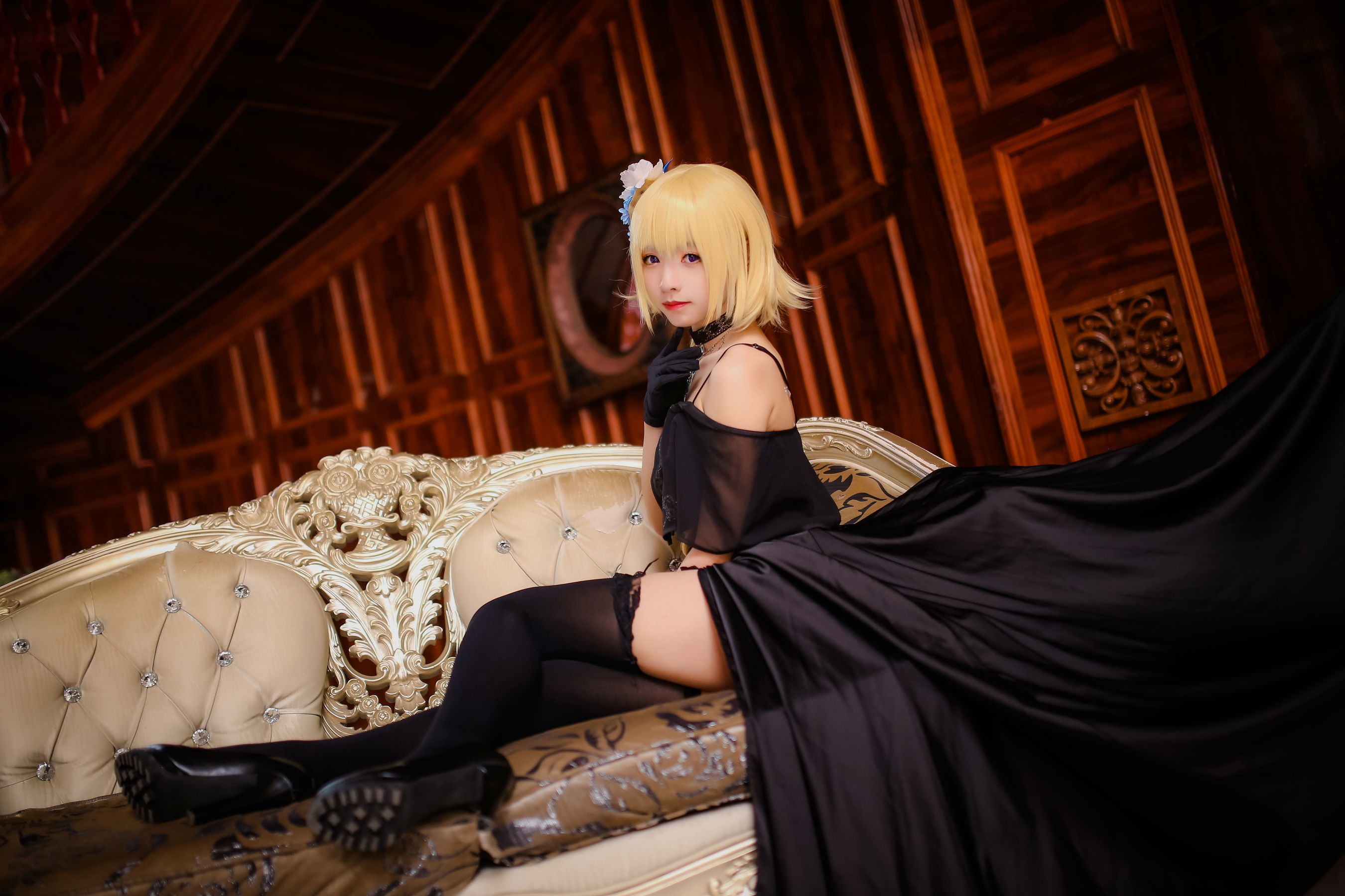 COS Phúc lợi] Blogger Anime Đại Đại Cuộn Cuộn Nhỏ Cuộn - Bái kiến Nữ hoàng Bệ hạ