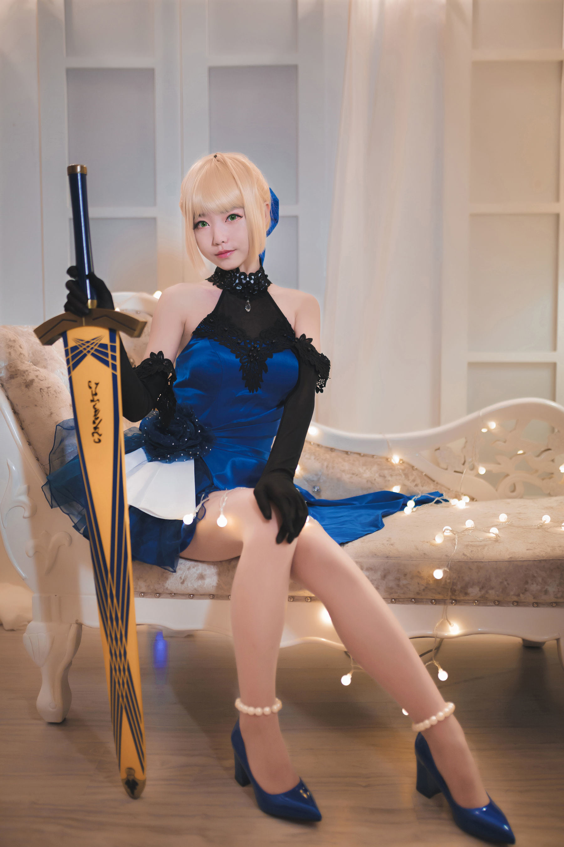 COS Phúc lợi] Blogger Anime Đại Đại Cuộn Cuộn Nhỏ Cuộn - Bái kiến Nữ hoàng Bệ hạ