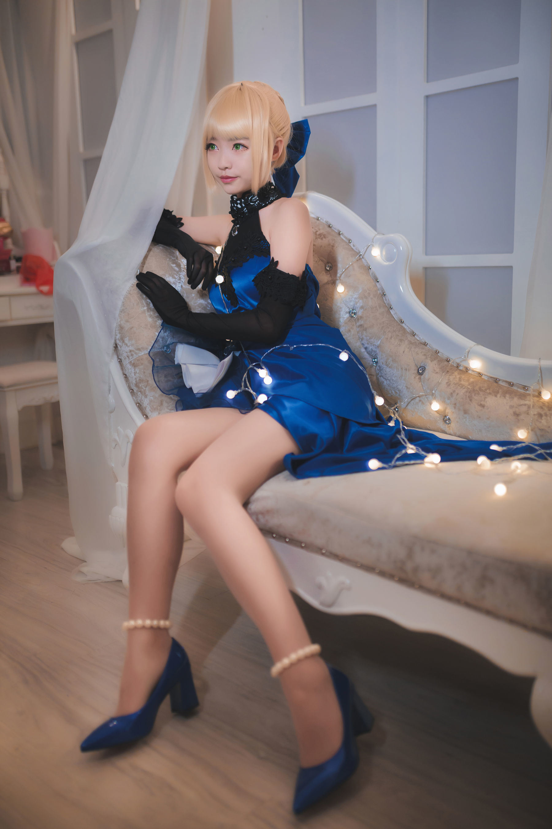COS Phúc lợi] Blogger Anime Đại Đại Cuộn Cuộn Nhỏ Cuộn - Bái kiến Nữ hoàng Bệ hạ