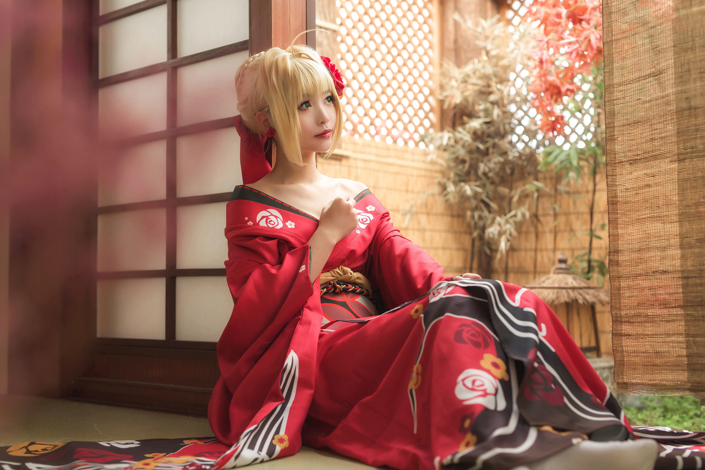 COS Phúc lợi] Blogger Anime Đại Đại Cuộn Cuộn Nhỏ Cuộn - Bái kiến Nữ hoàng Bệ hạ