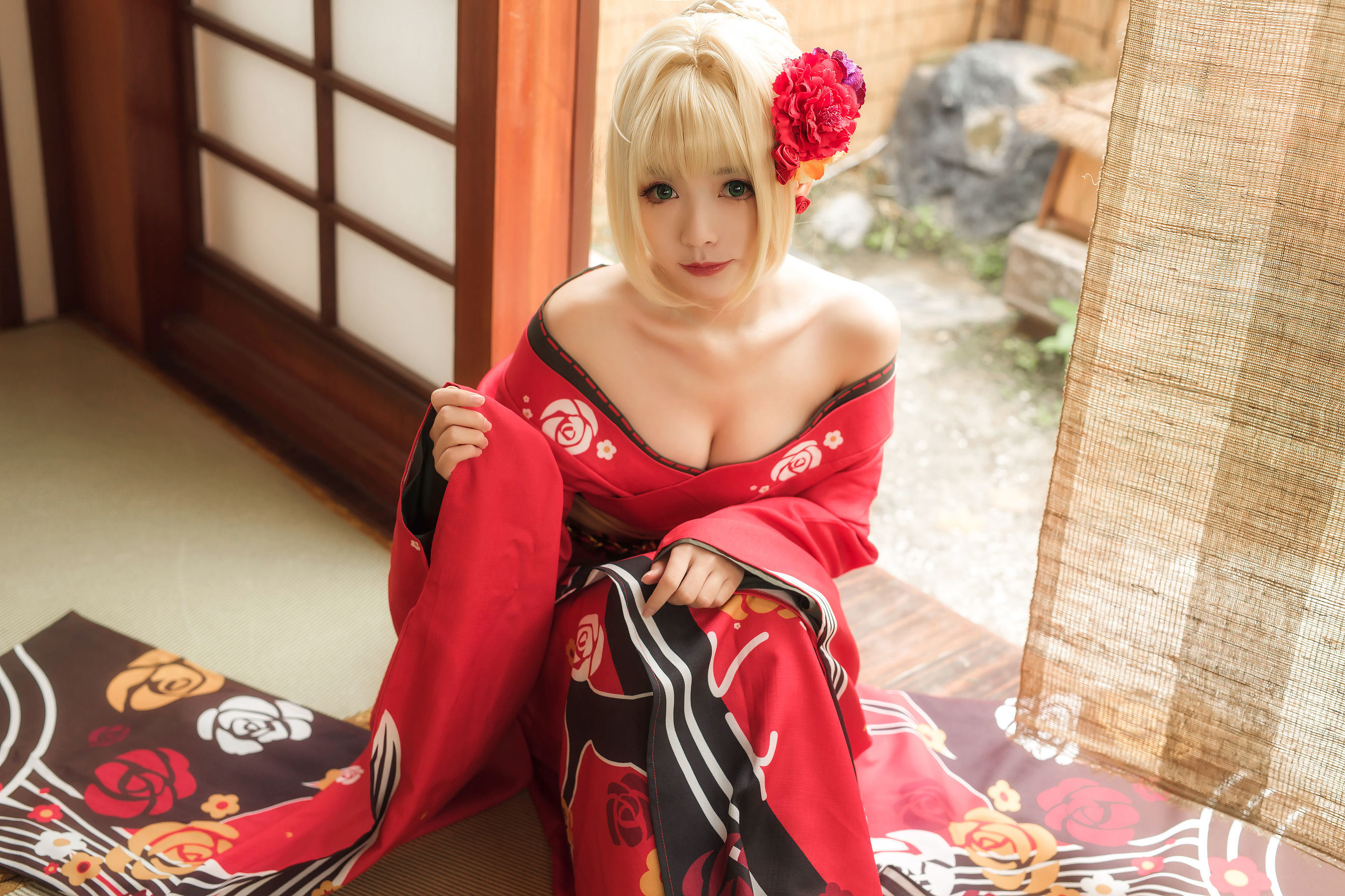 COS Phúc lợi] Blogger Anime Đại Đại Cuộn Cuộn Nhỏ Cuộn - Bái kiến Nữ hoàng Bệ hạ