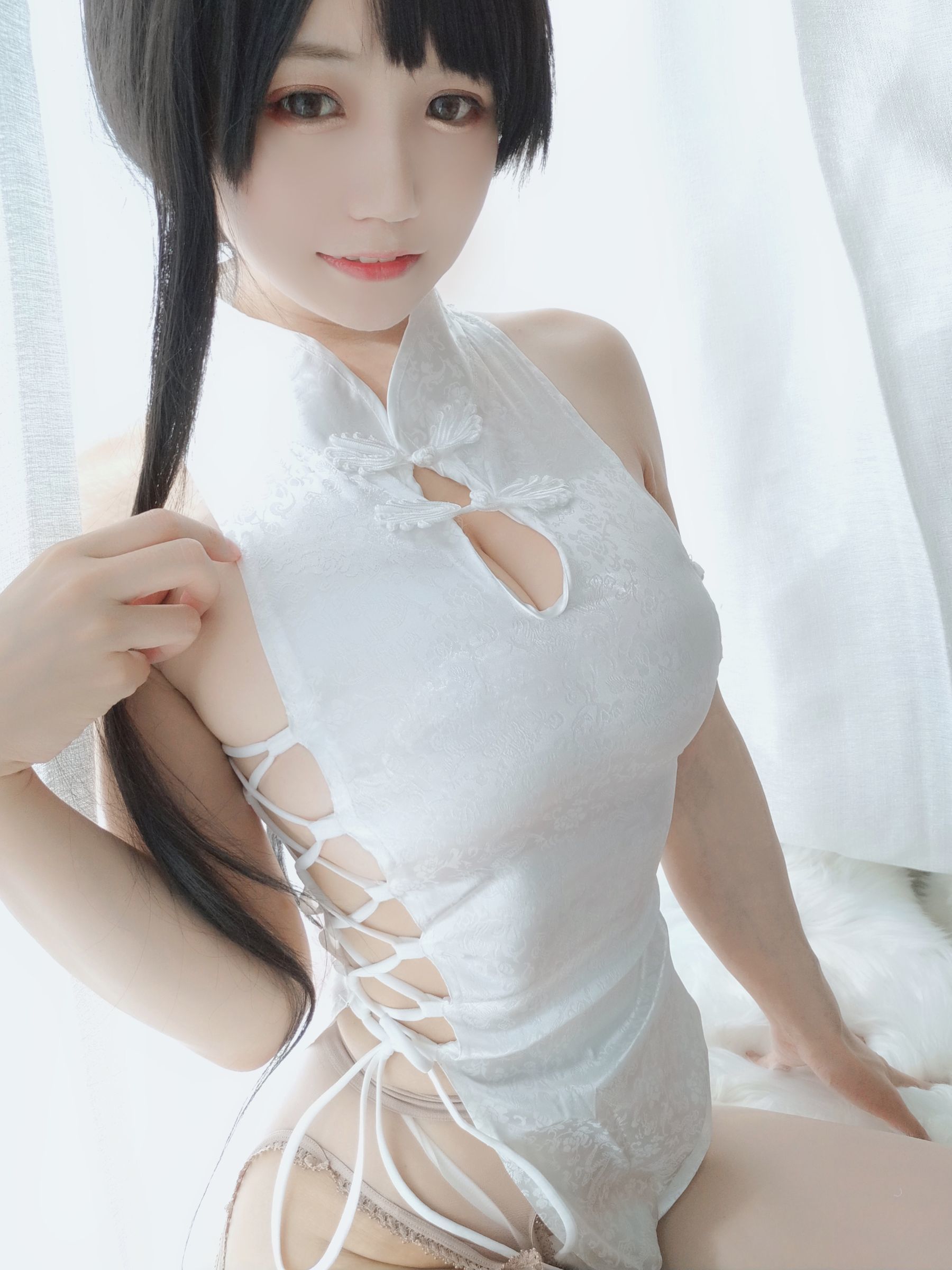 COS Phúc lợi] Blogger anime Xiaocang Chiyo w - Áo cờ