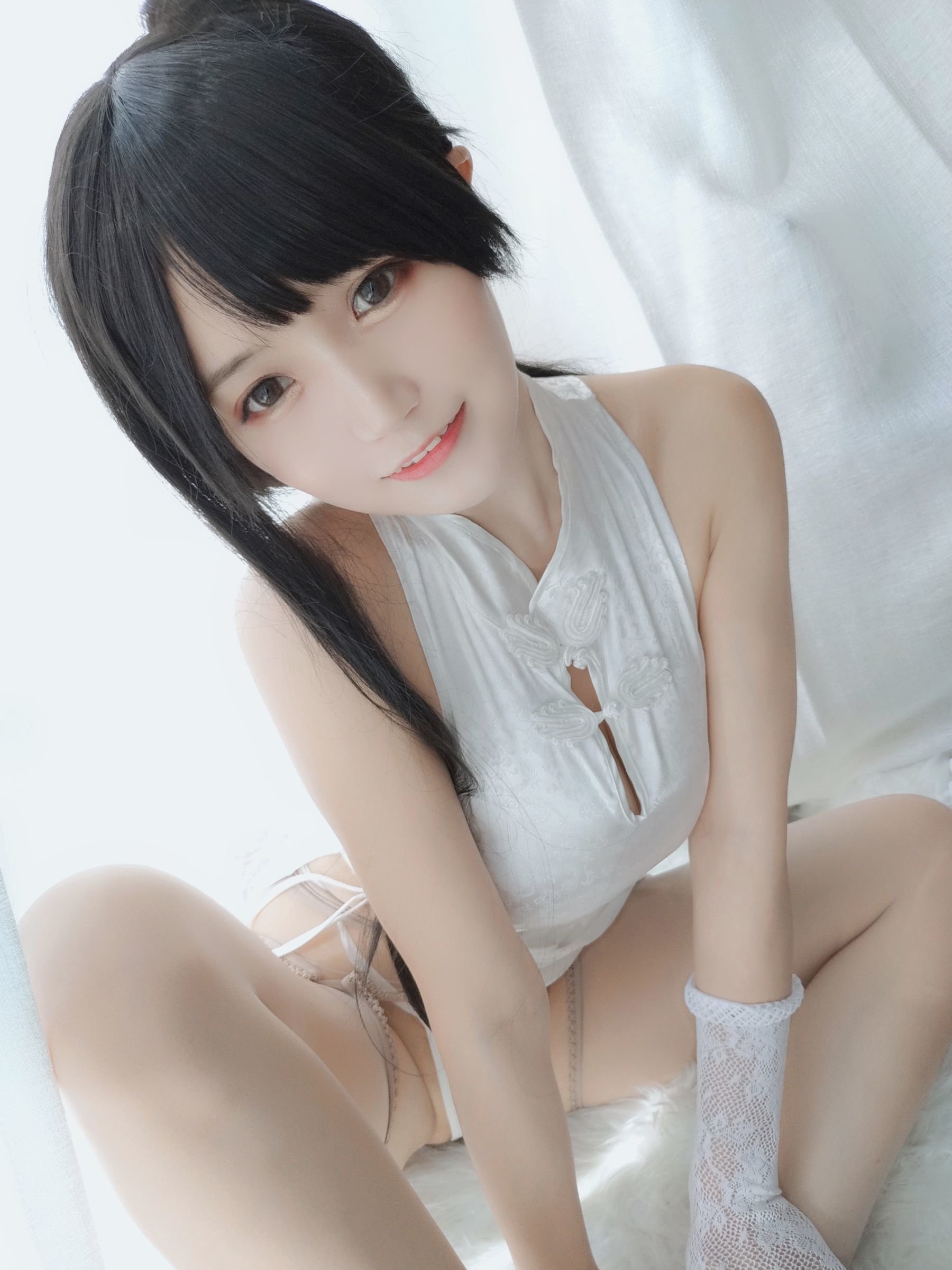 COS Phúc lợi] Blogger anime Xiaocang Chiyo w - Áo cờ