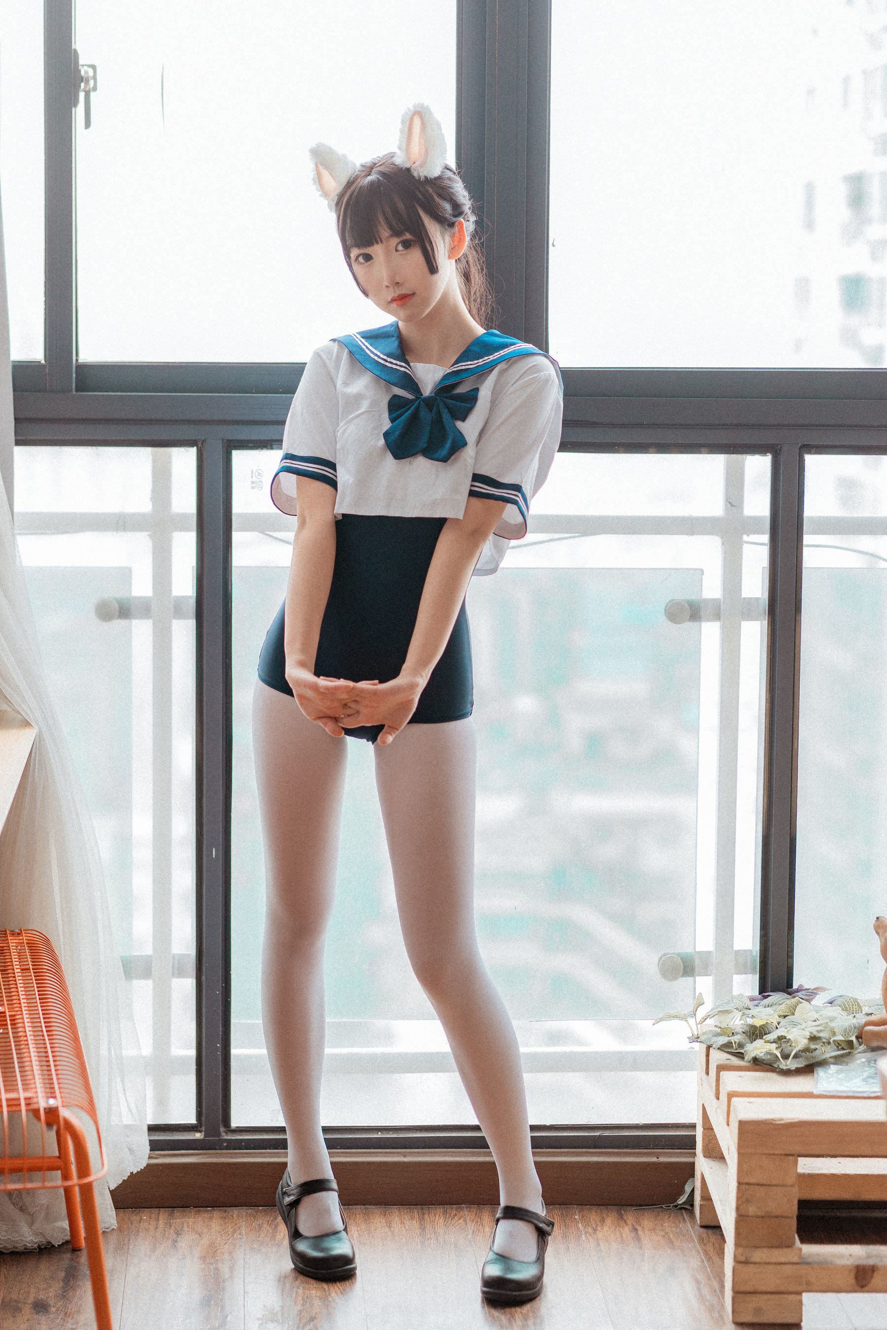 COS Phúc lợi] Coser dễ thương phổ biến Mianbing Xianer - Trang phục thủy thủ Sikushui