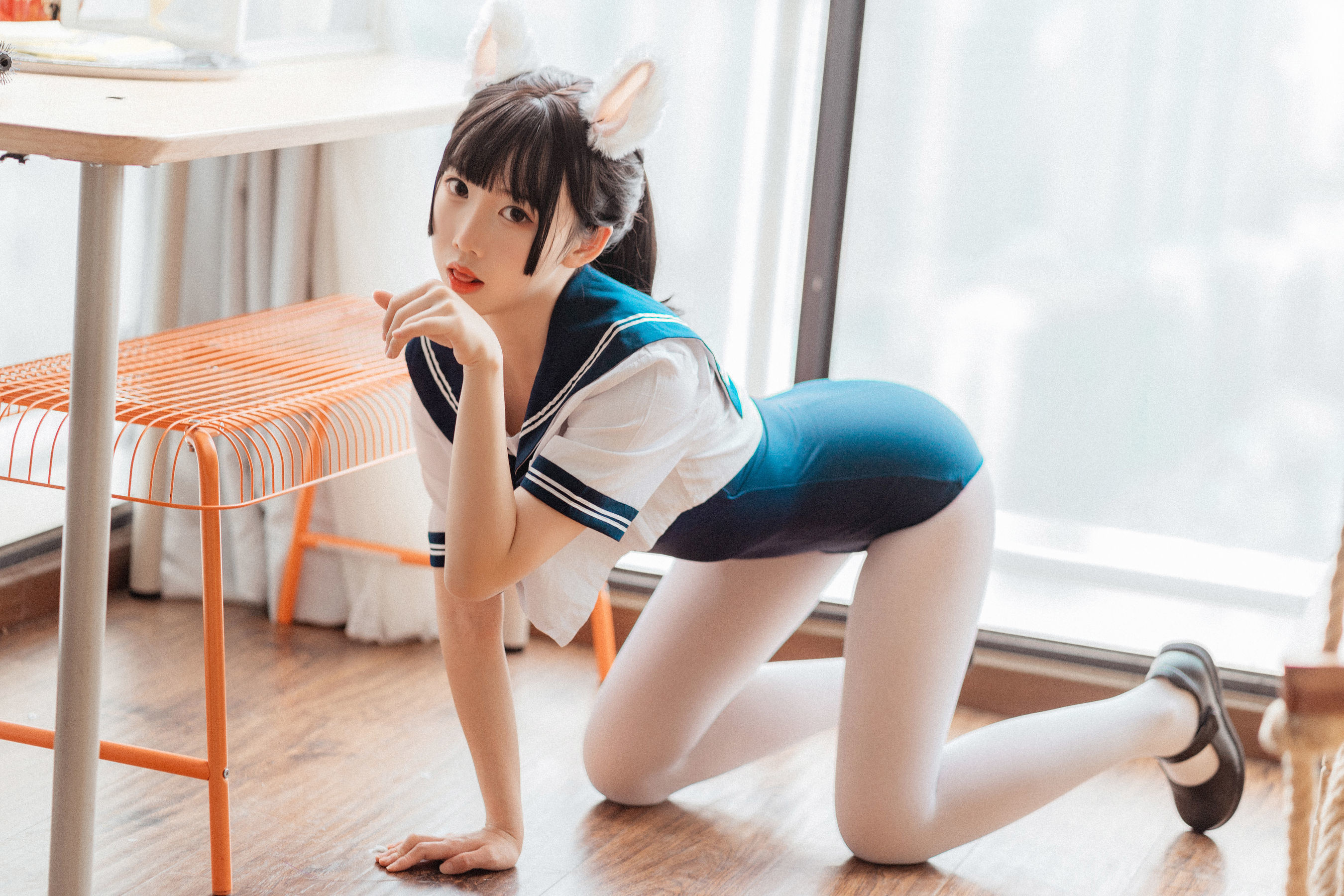 COS Phúc lợi] Coser dễ thương phổ biến Mianbing Xianer - Trang phục thủy thủ Sikushui
