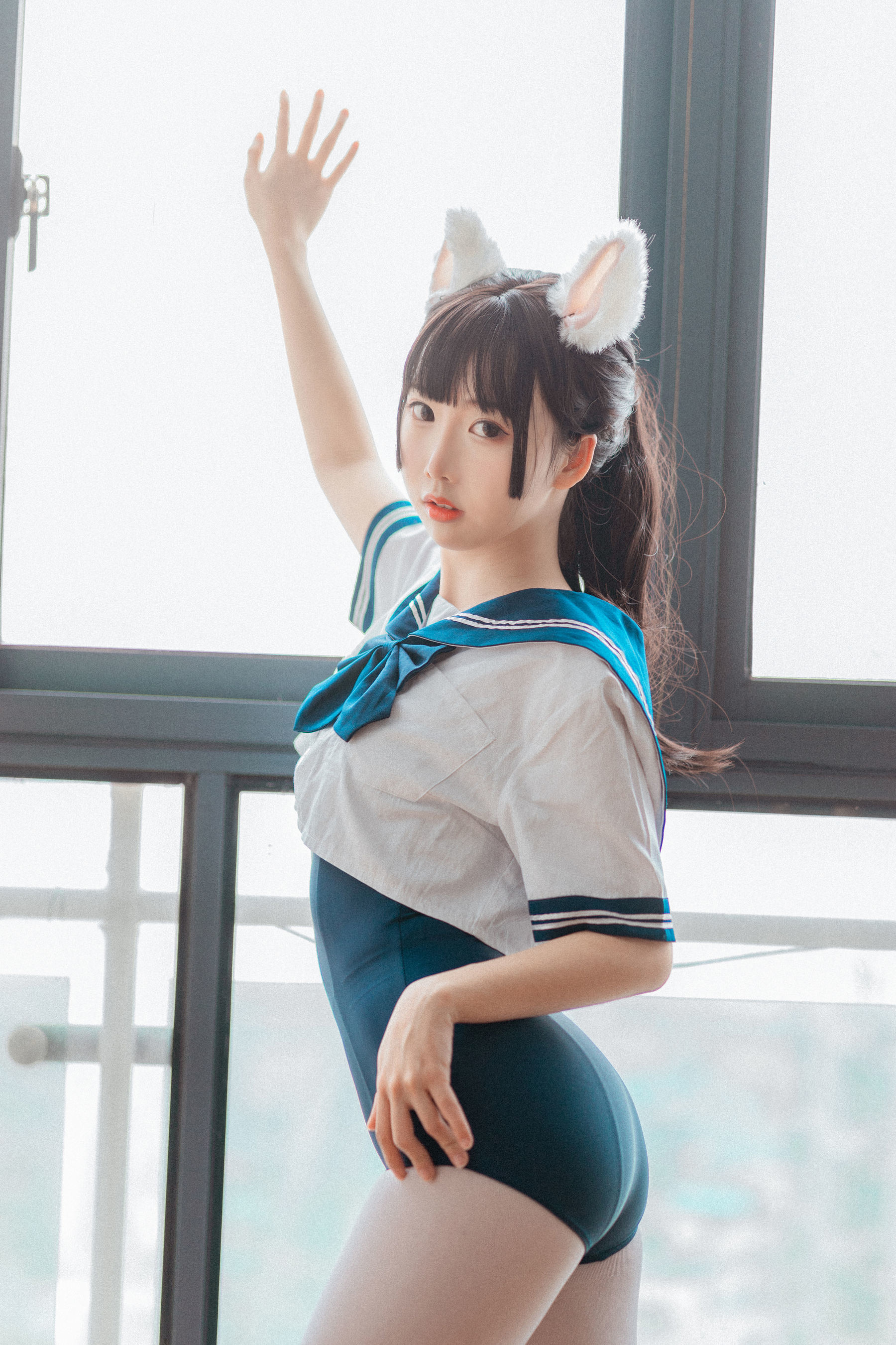COS Phúc lợi] Coser dễ thương phổ biến Mianbing Xianer - Trang phục thủy thủ Sikushui