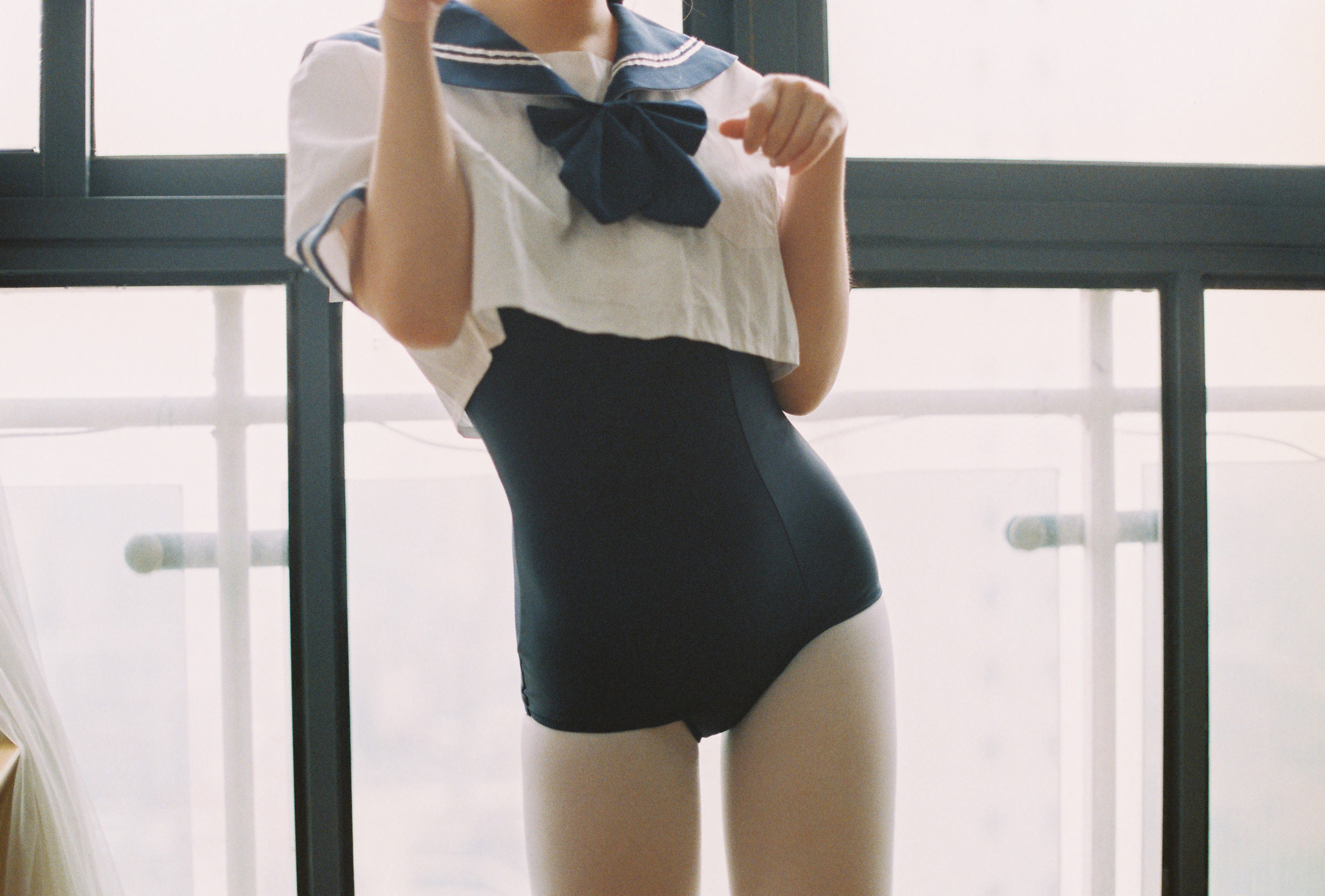 COS福利] 可愛人氣Coser麵餅仙兒 - 水手服 死庫水