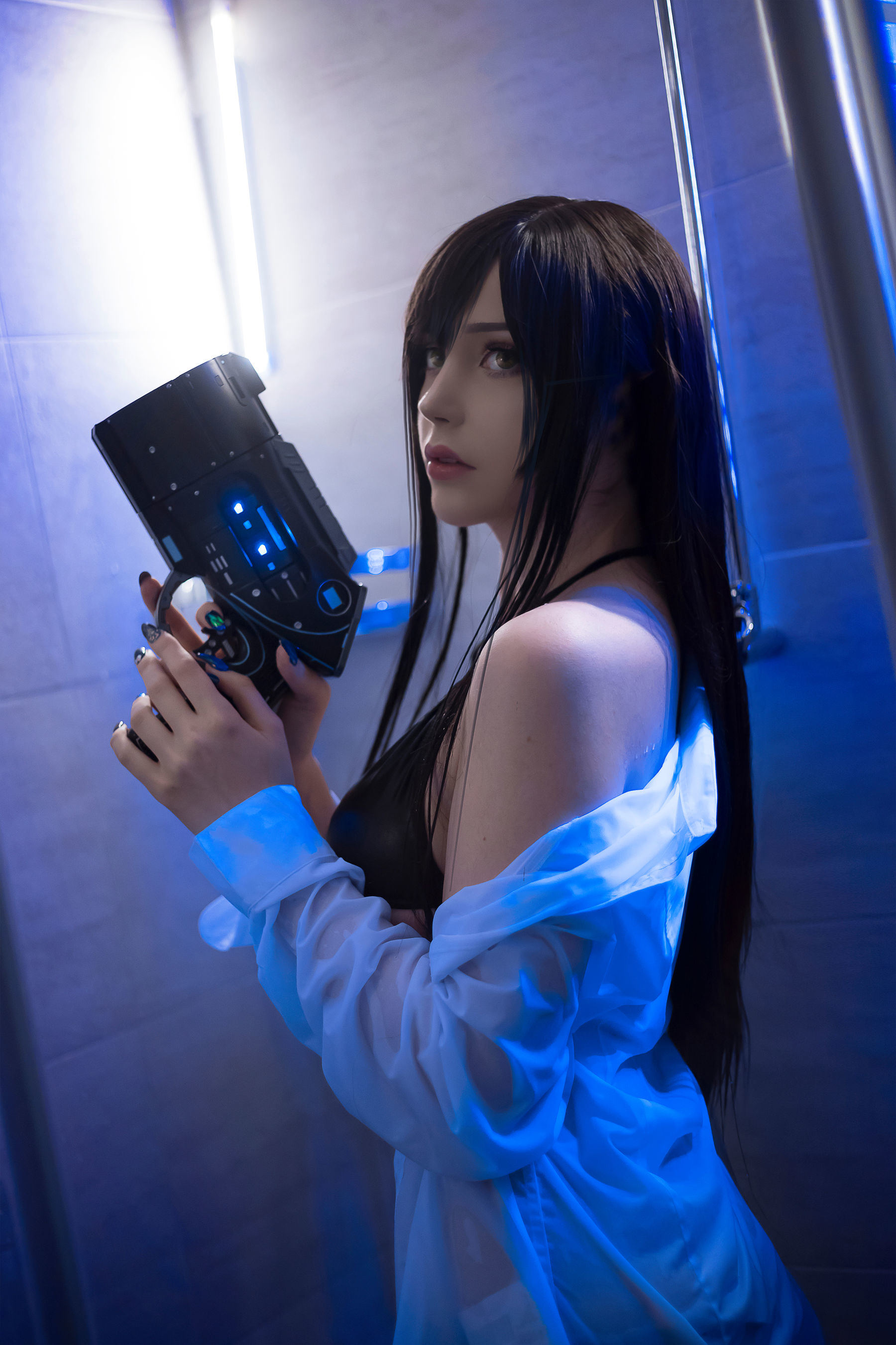 COS ผลประโยชน์] สาวสวยจากต่างประเทศ SayaTheFox - การยั่วเย้าในห้องน้ำ