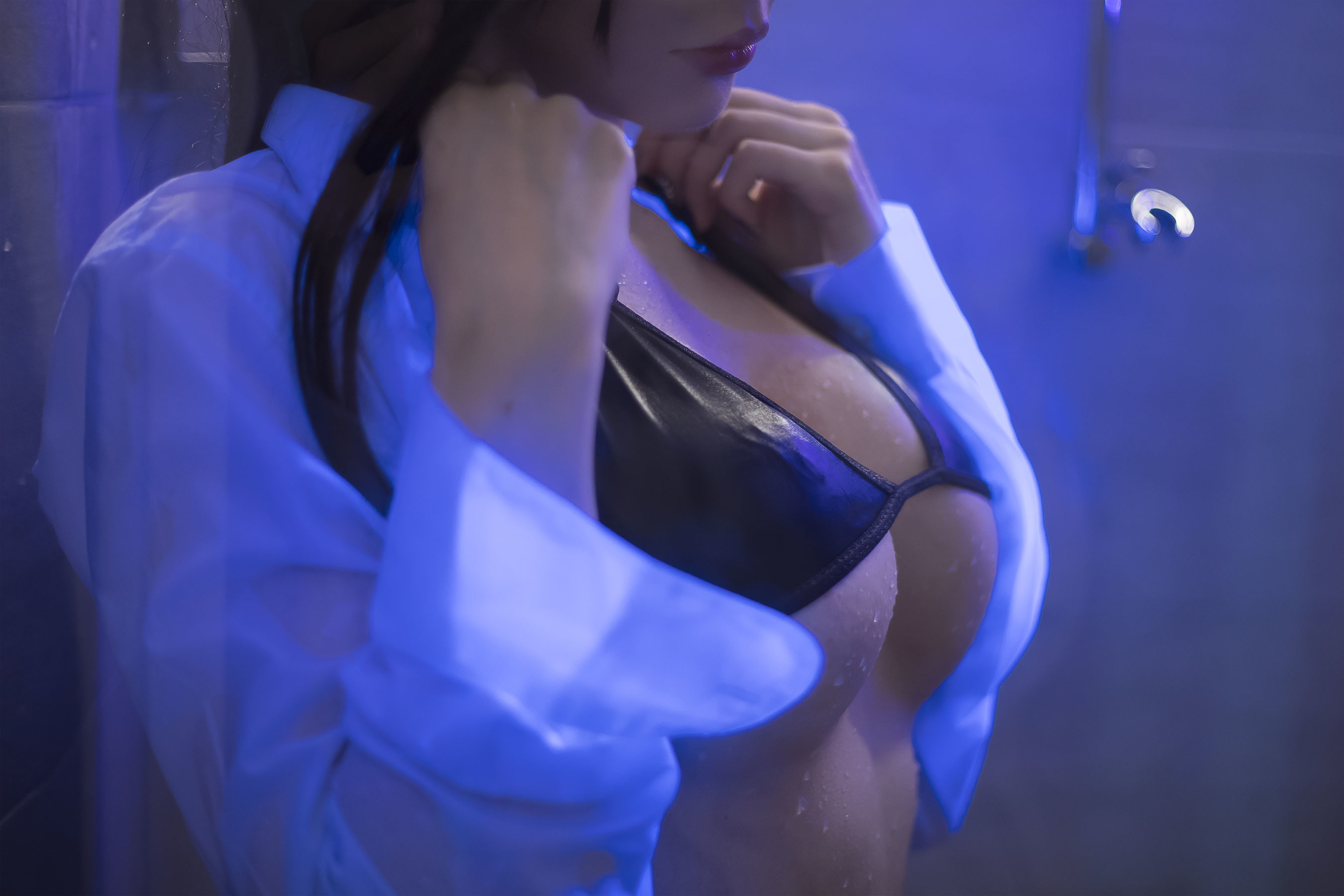 COS ผลประโยชน์] สาวสวยจากต่างประเทศ SayaTheFox - การยั่วเย้าในห้องน้ำ