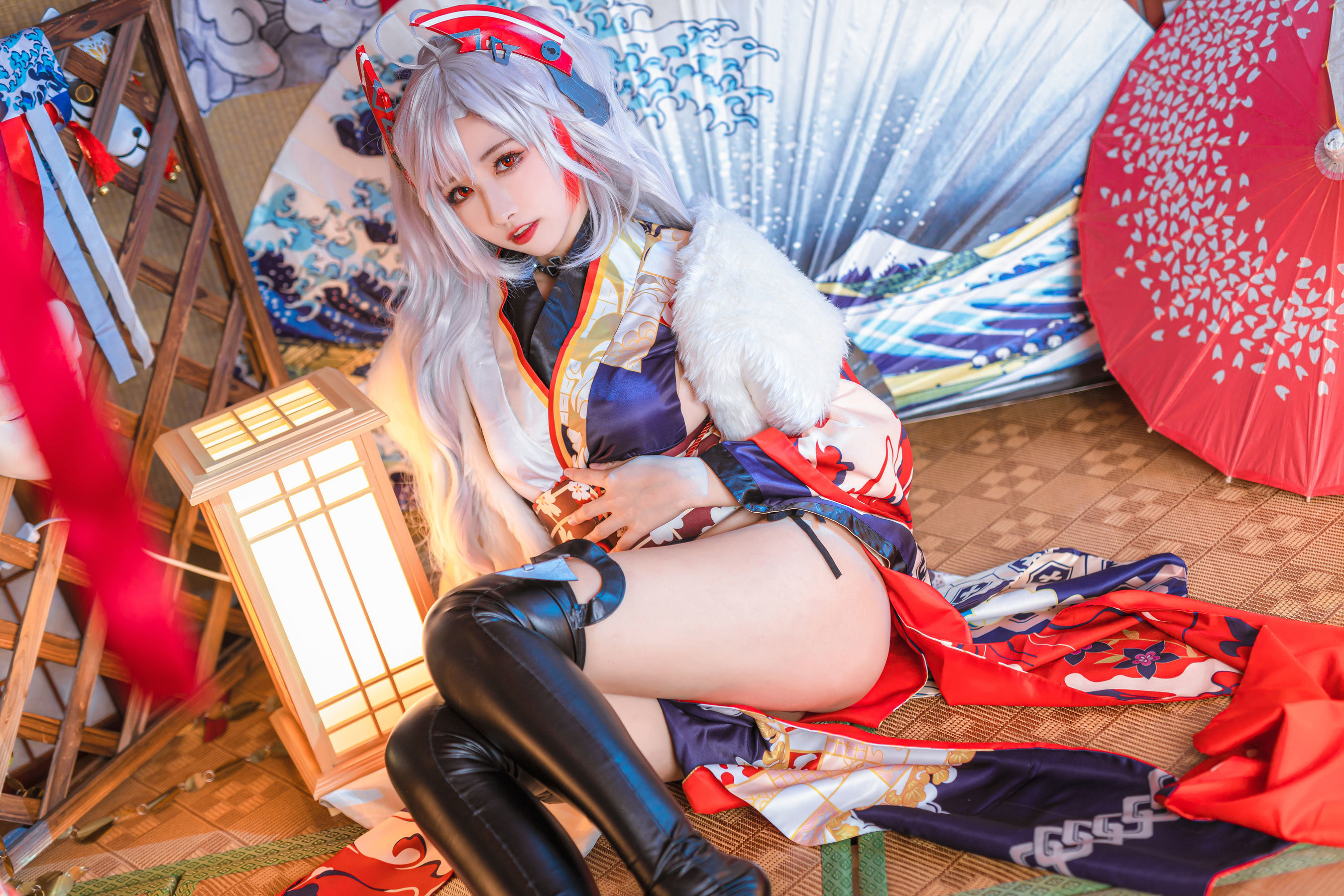 COS福利] 微博妹子Momoko葵葵 - 歐根之和服