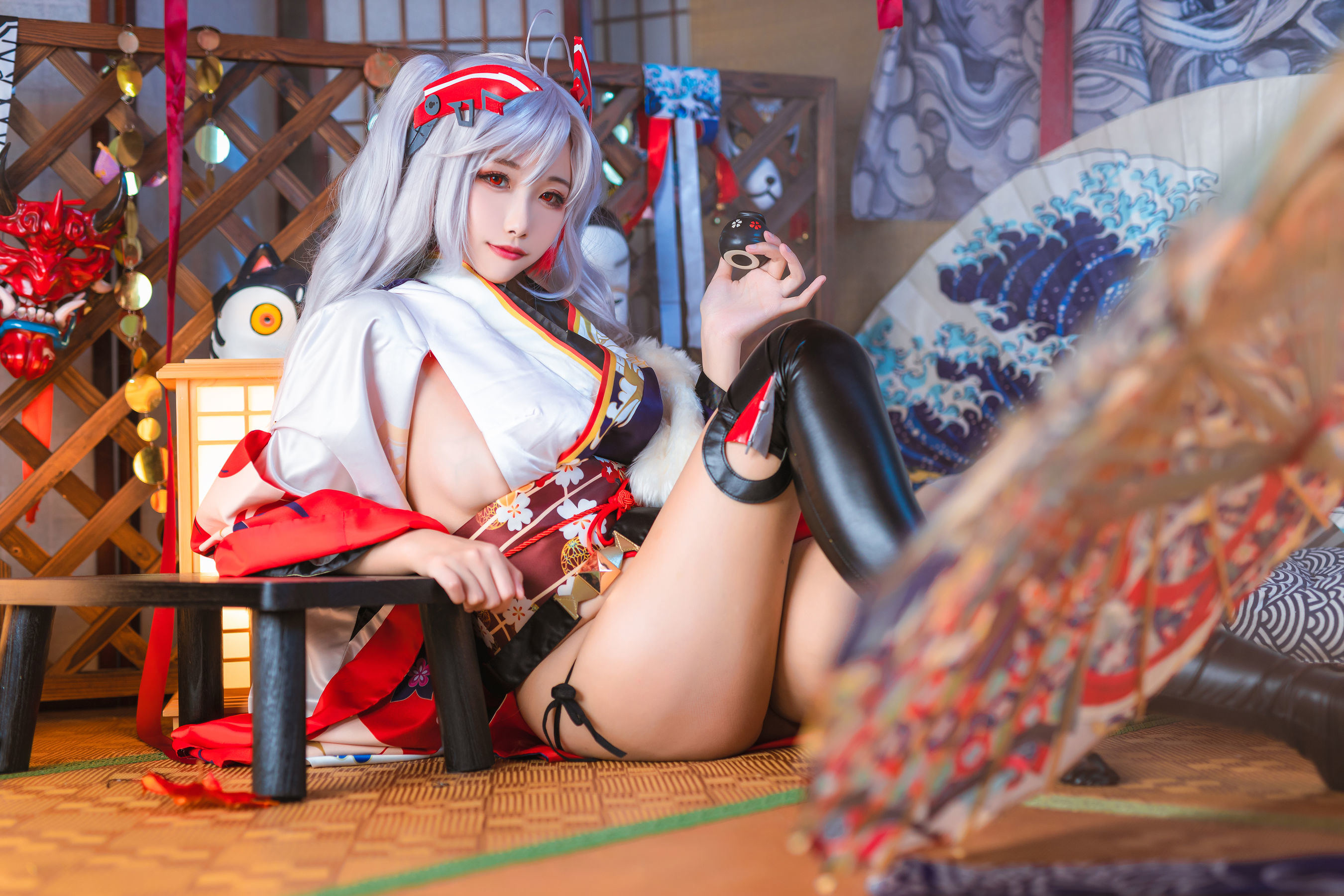 COS福利] 微博妹子Momoko葵葵 - 歐根之和服