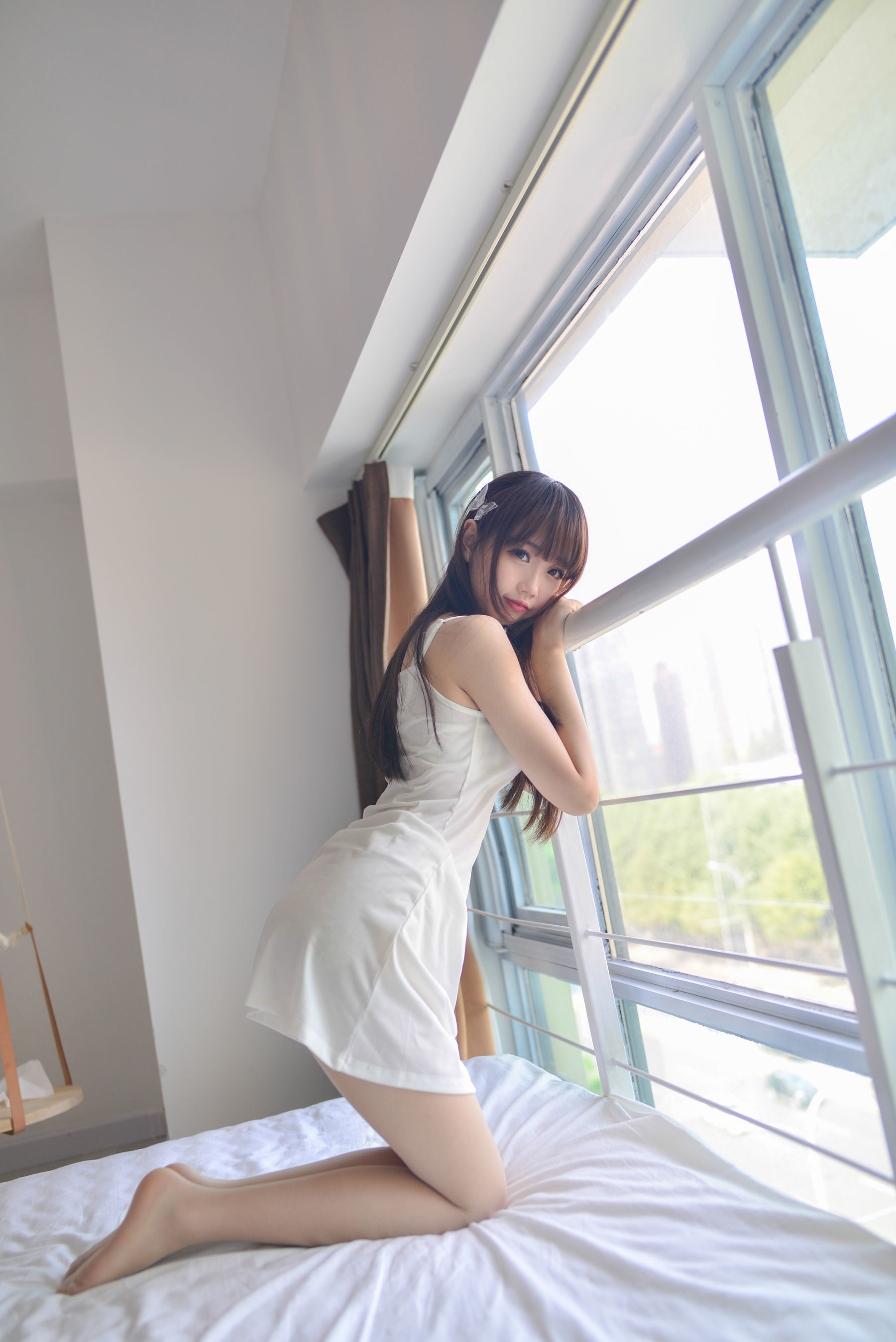 COS Welfare] Cosplay Miss Xue Qi - Nylon Halter Skirt