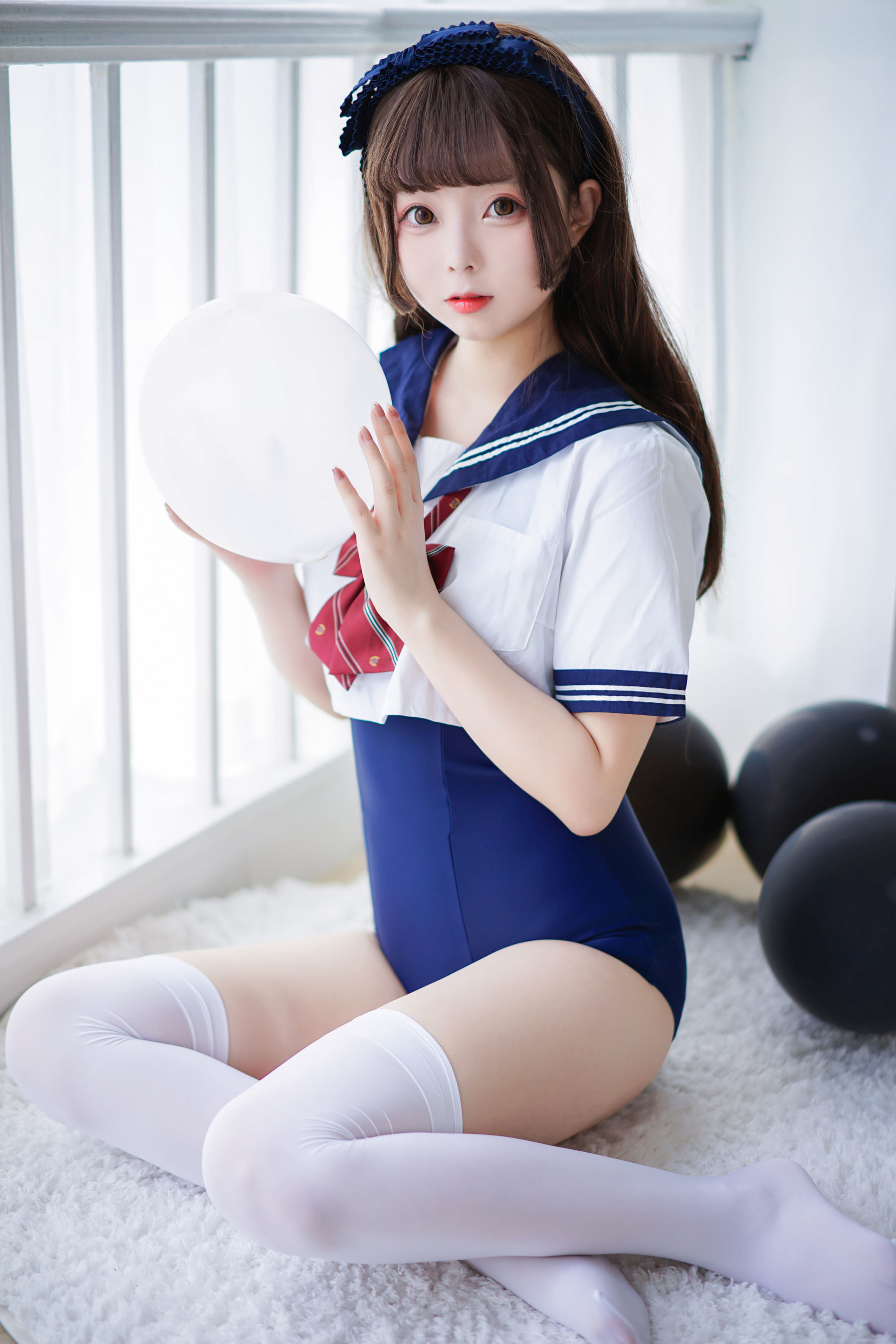 COS福利] Cosplay日奈嬌 - 制服死庫水