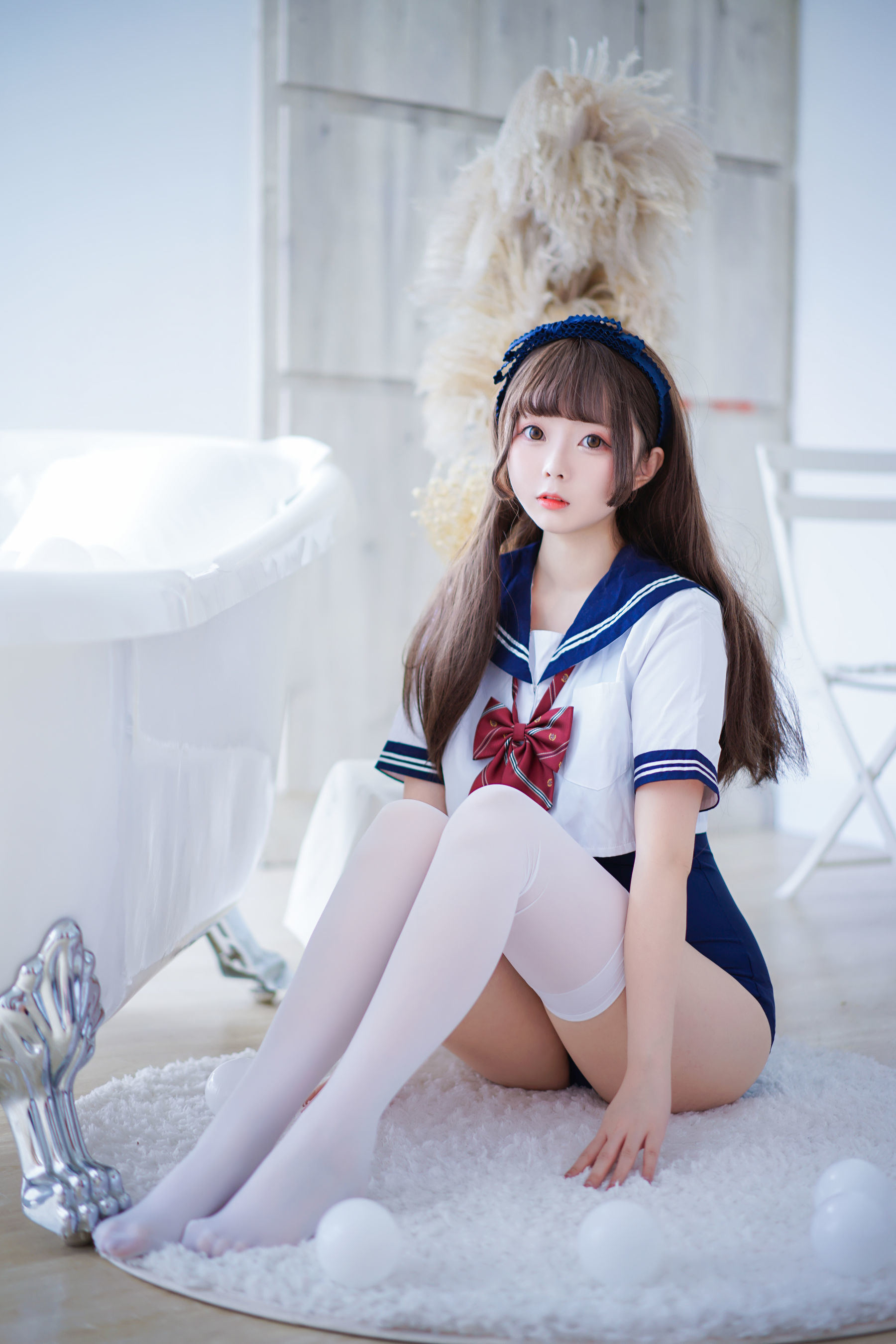 COS福利] Cosplay日奈嬌 - 制服死庫水