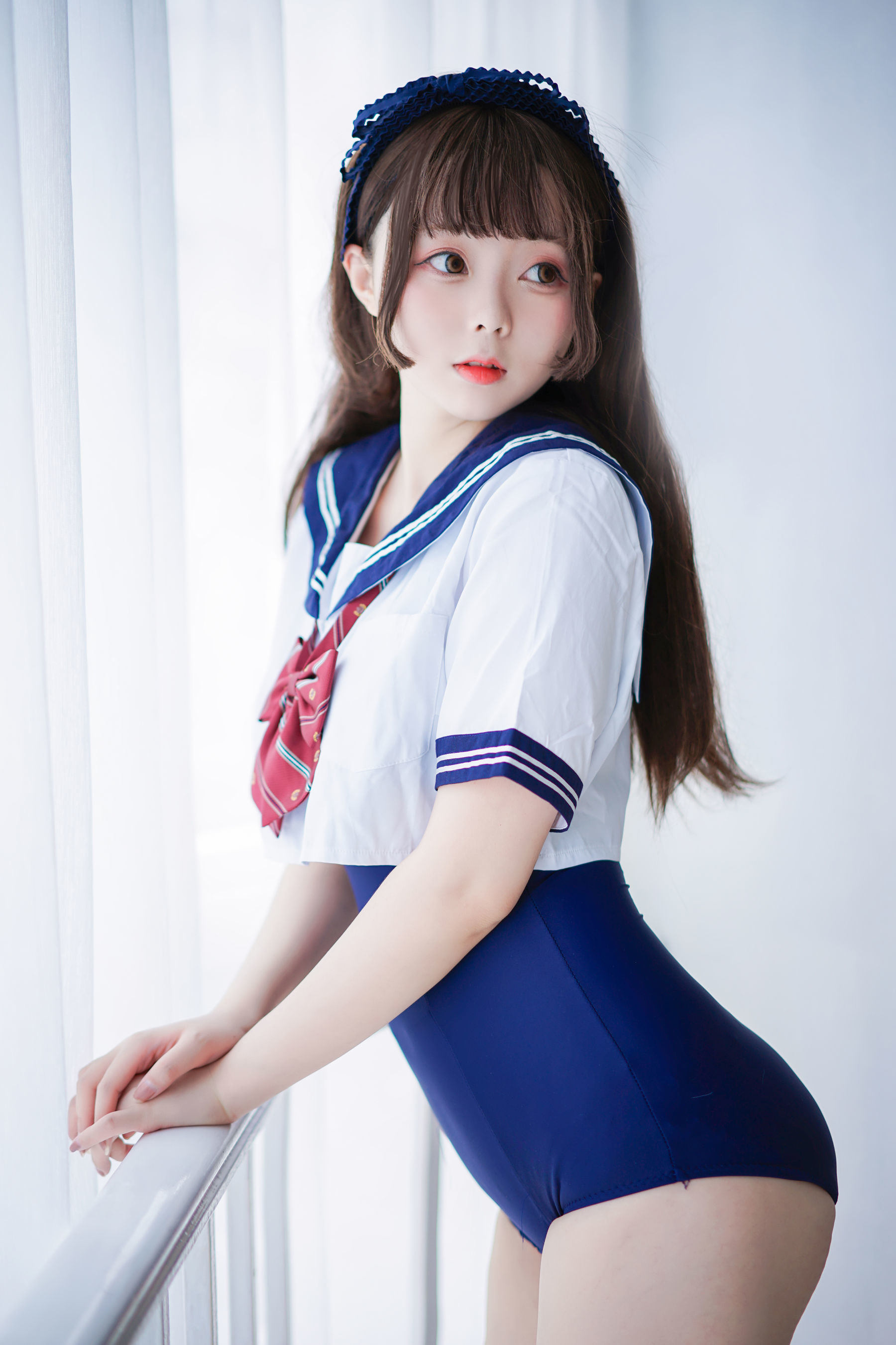 COS Welfare] Cosplay Ri Nai Jiao - Uniform School Swimsuit