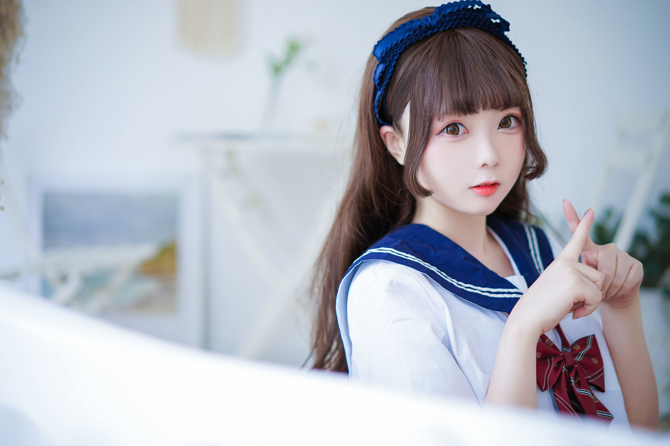 COS Welfare] Cosplay Ri Nai Jiao - Uniform School Swimsuit