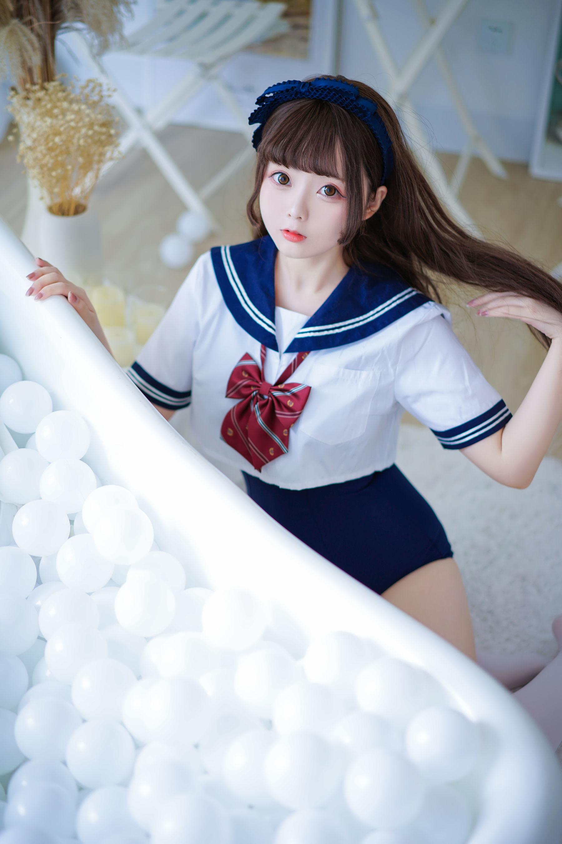 COS Welfare] Cosplay Ri Nai Jiao - Uniform School Swimsuit