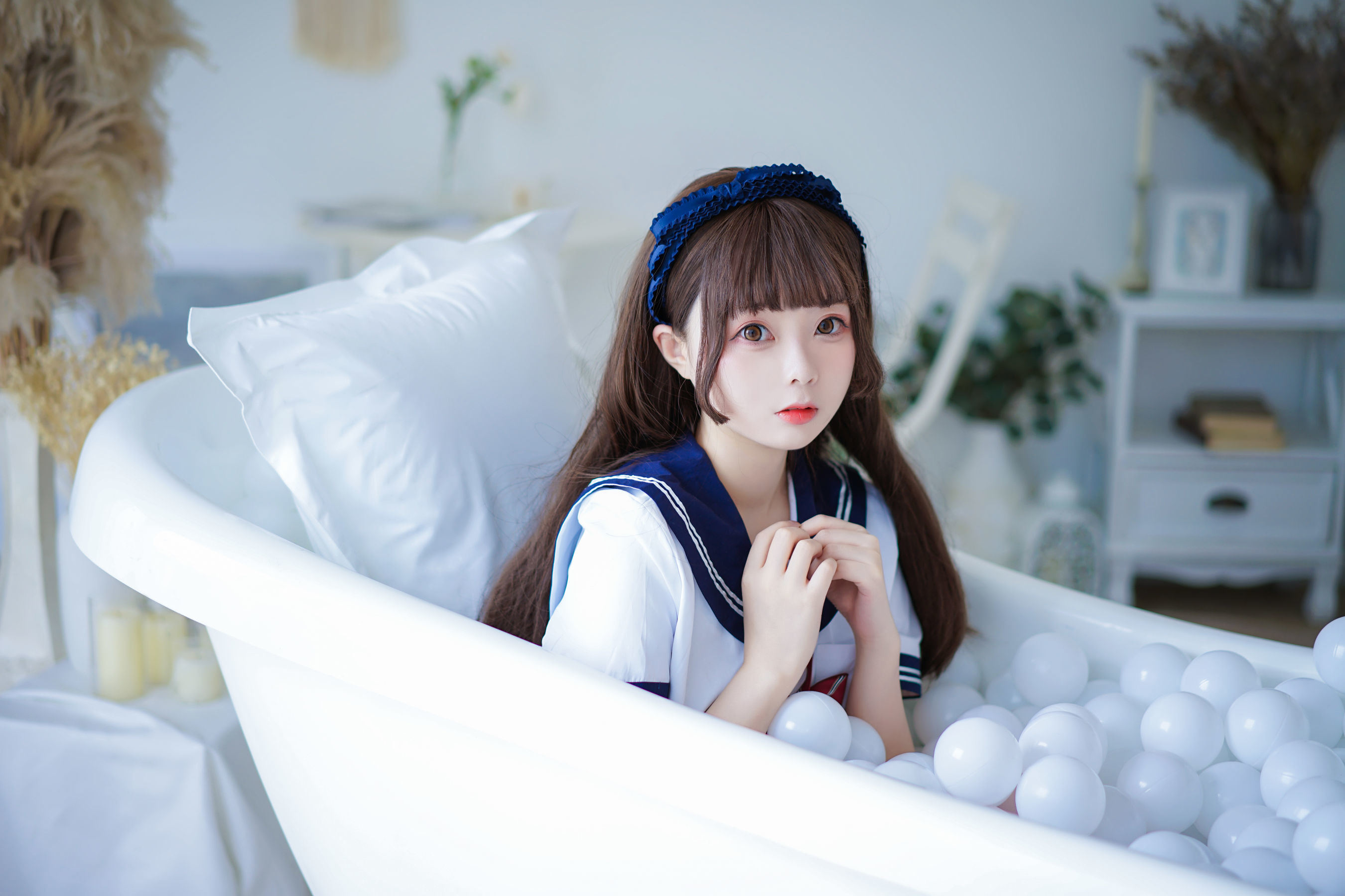 COS Welfare] Cosplay Ri Nai Jiao - Uniform School Swimsuit