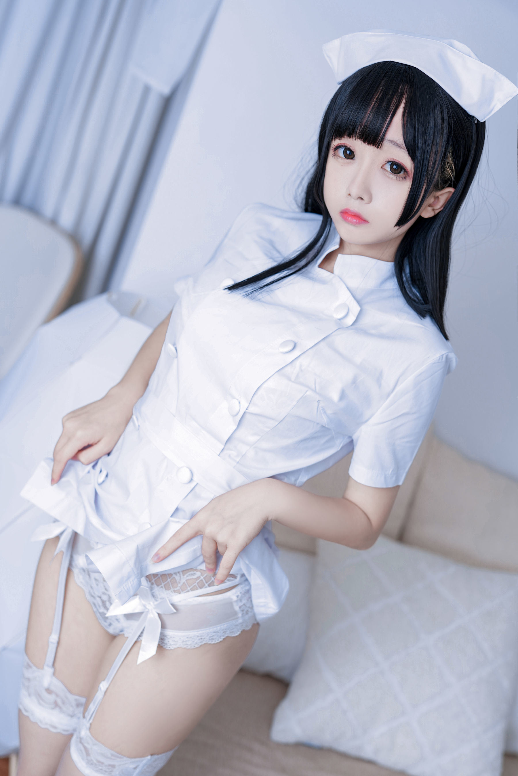 COS Welfare] Cosplay Ri Nai Jiao - Pure White Nurse