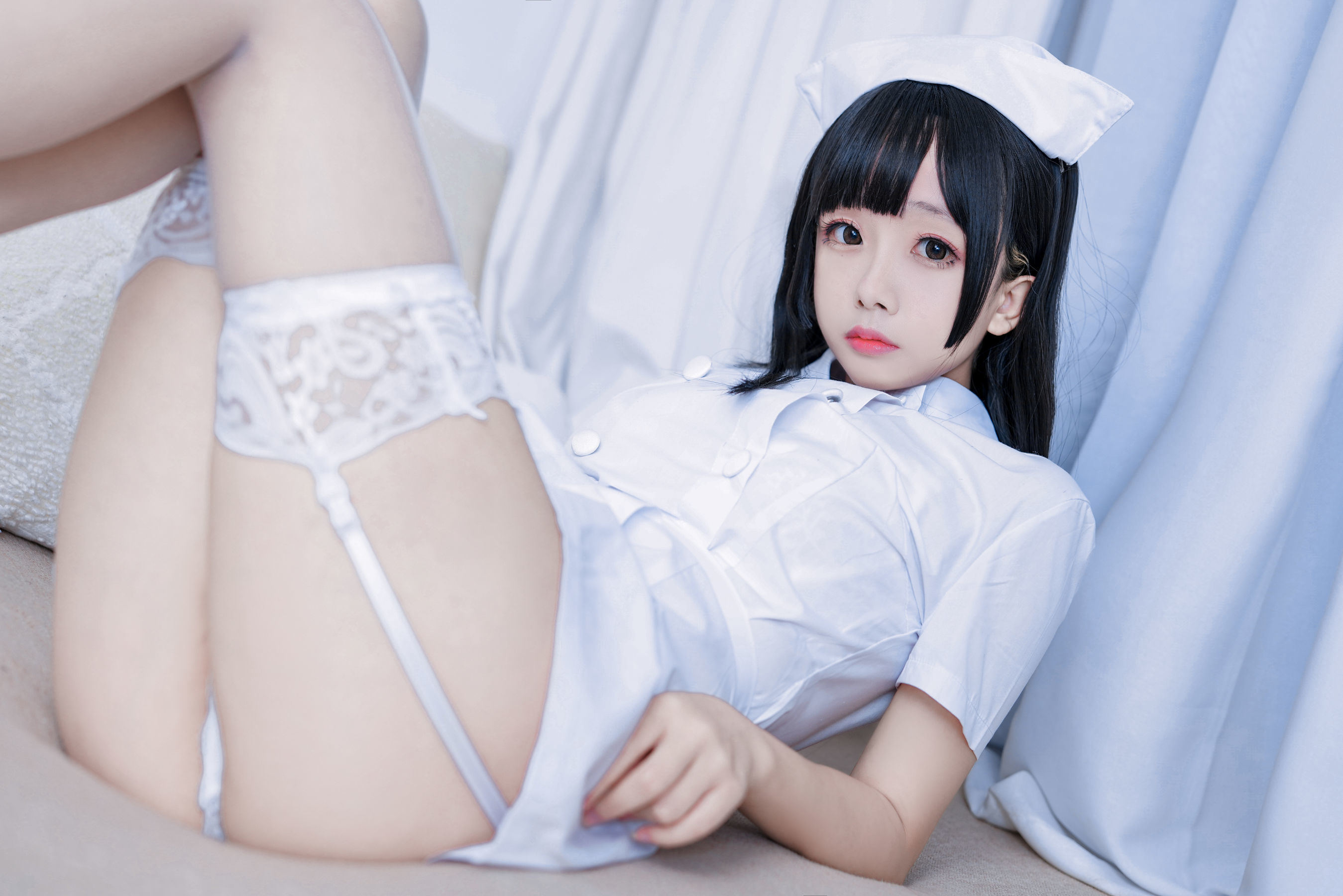COS Welfare] Cosplay Ri Nai Jiao - Pure White Nurse