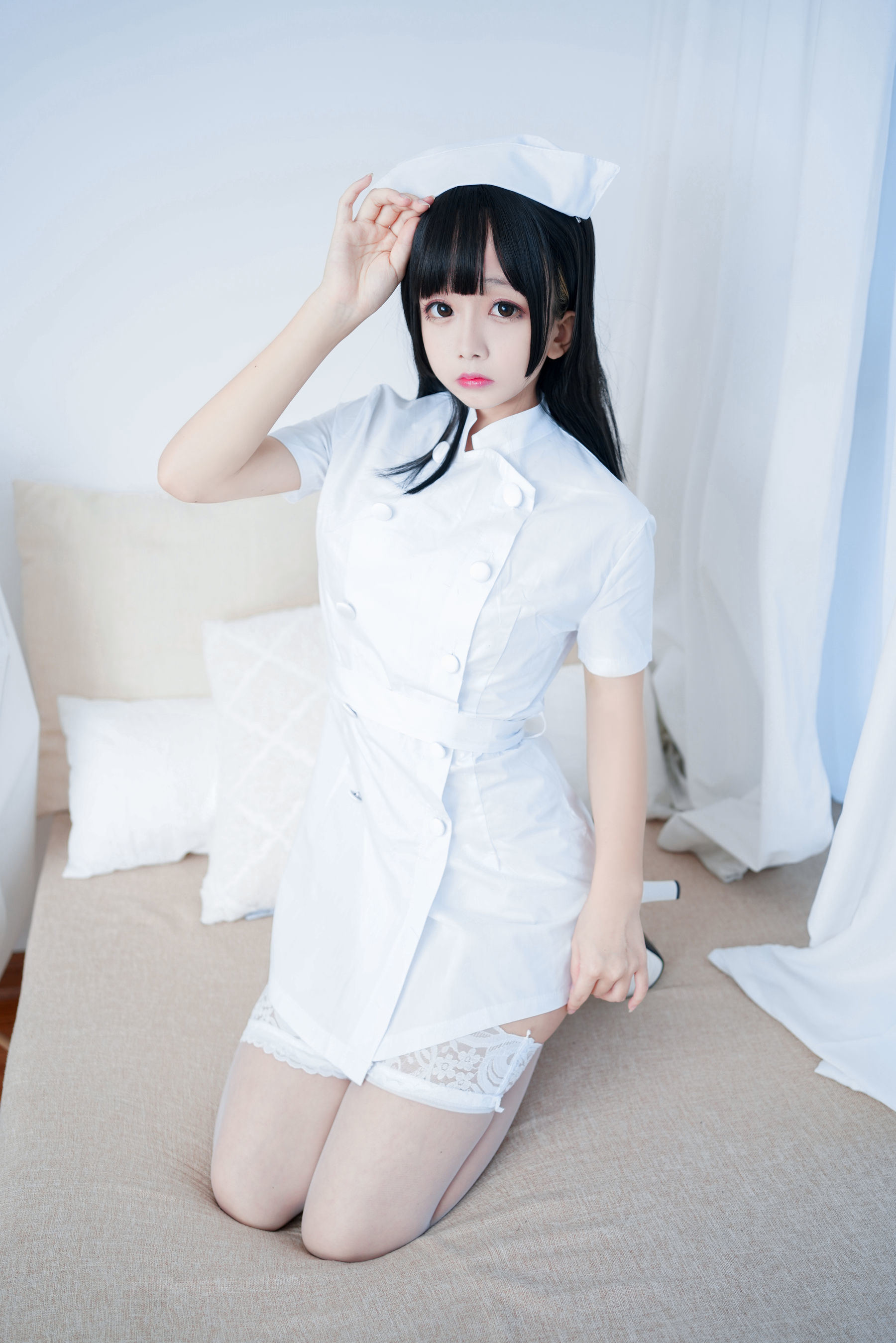 COS Phúc lợi] Cosplay Nhật Nãi Giao - Y tá Trắng Tinh