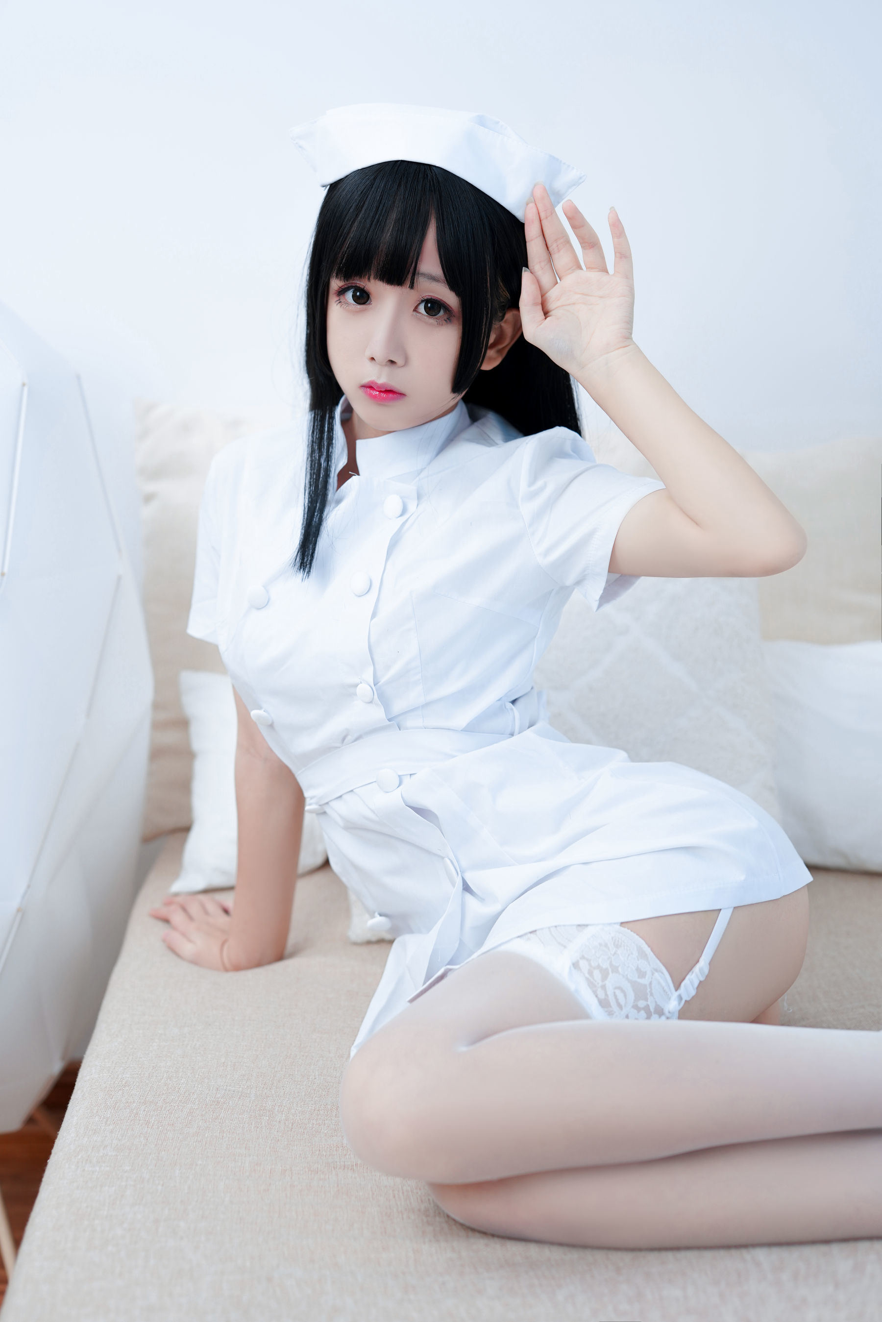 COS Phúc lợi] Cosplay Nhật Nãi Giao - Y tá Trắng Tinh