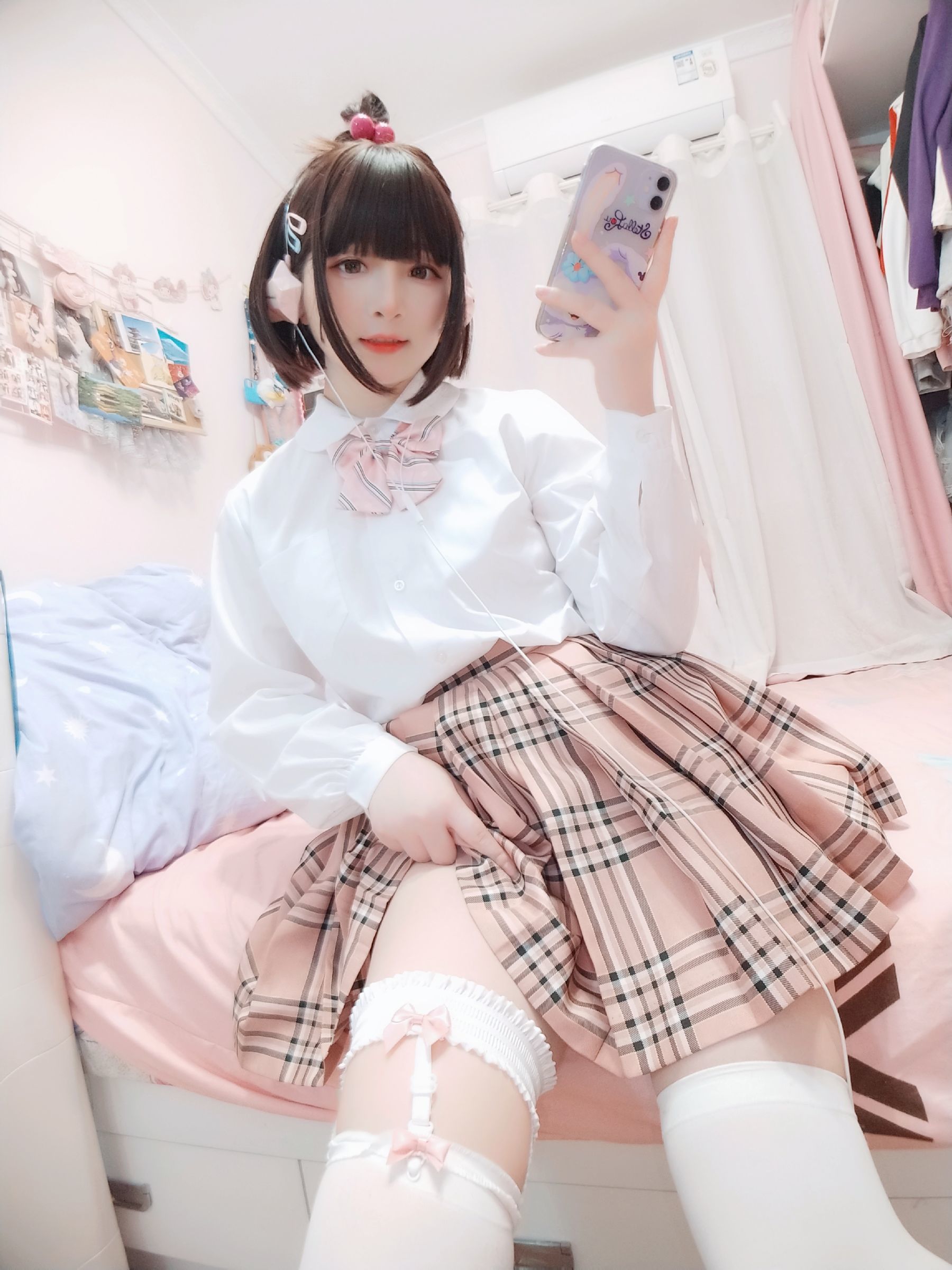 Cosplay Welfare] 2D Beauty Furukawa Kagura - White Silk JK