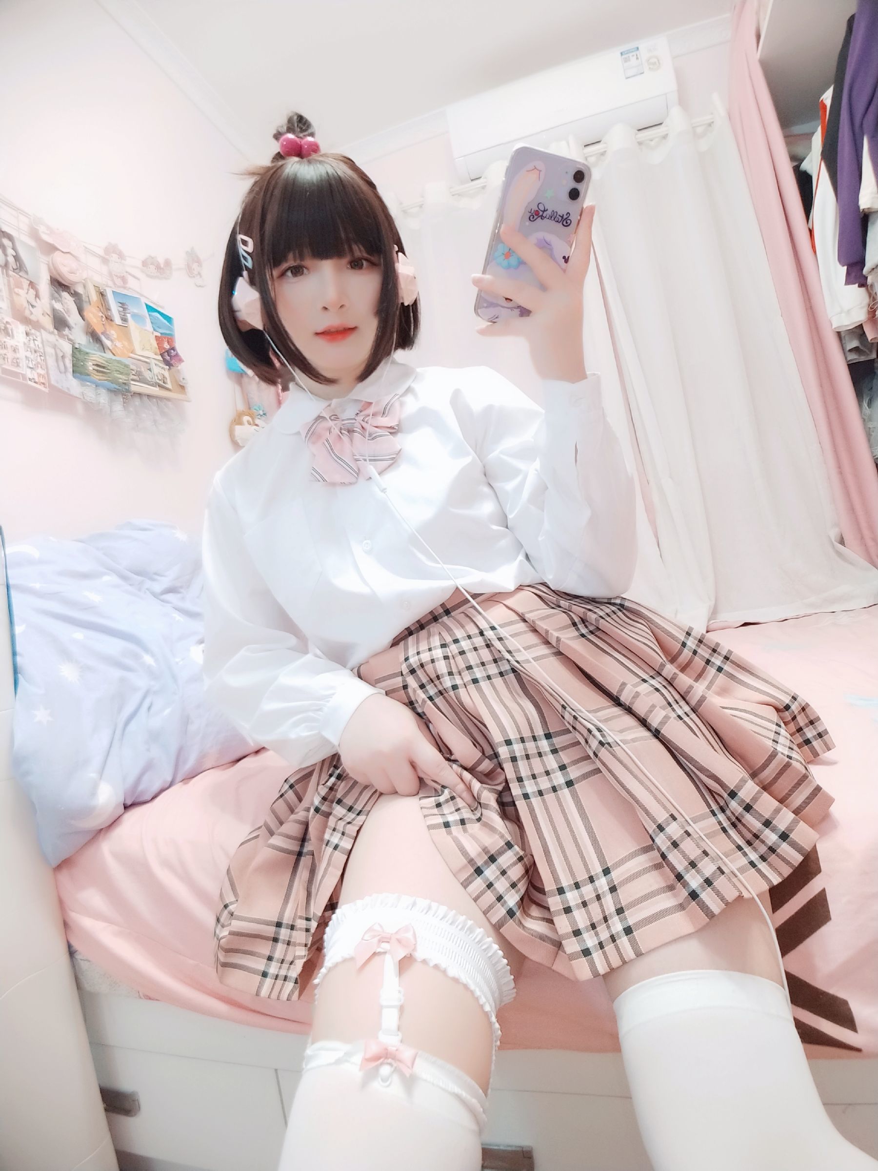 Cosplay Welfare] 2D Beauty Furukawa Kagura - White Silk JK