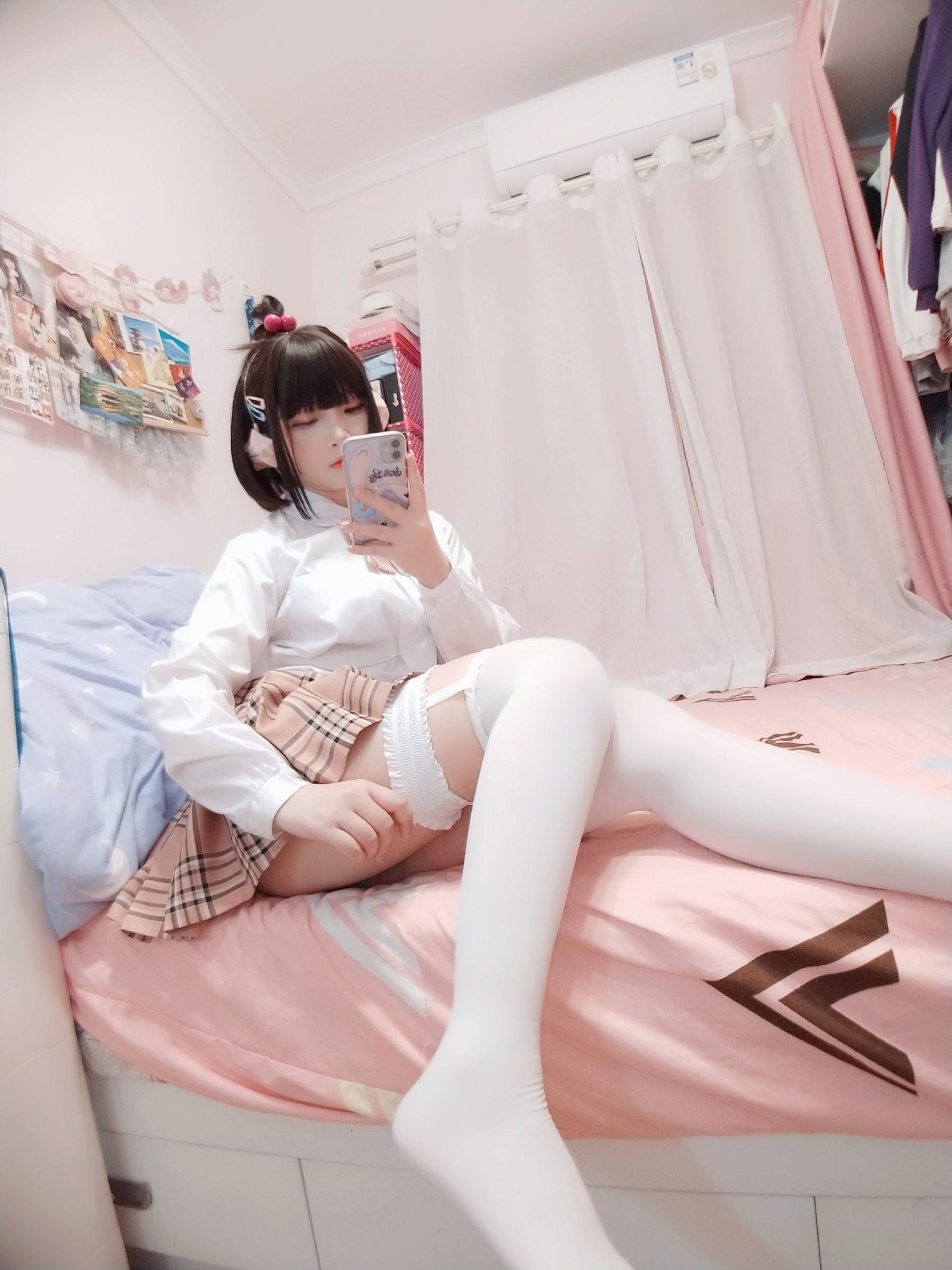 Cosplay Welfare] 2D Beauty Furukawa Kagura - White Silk JK