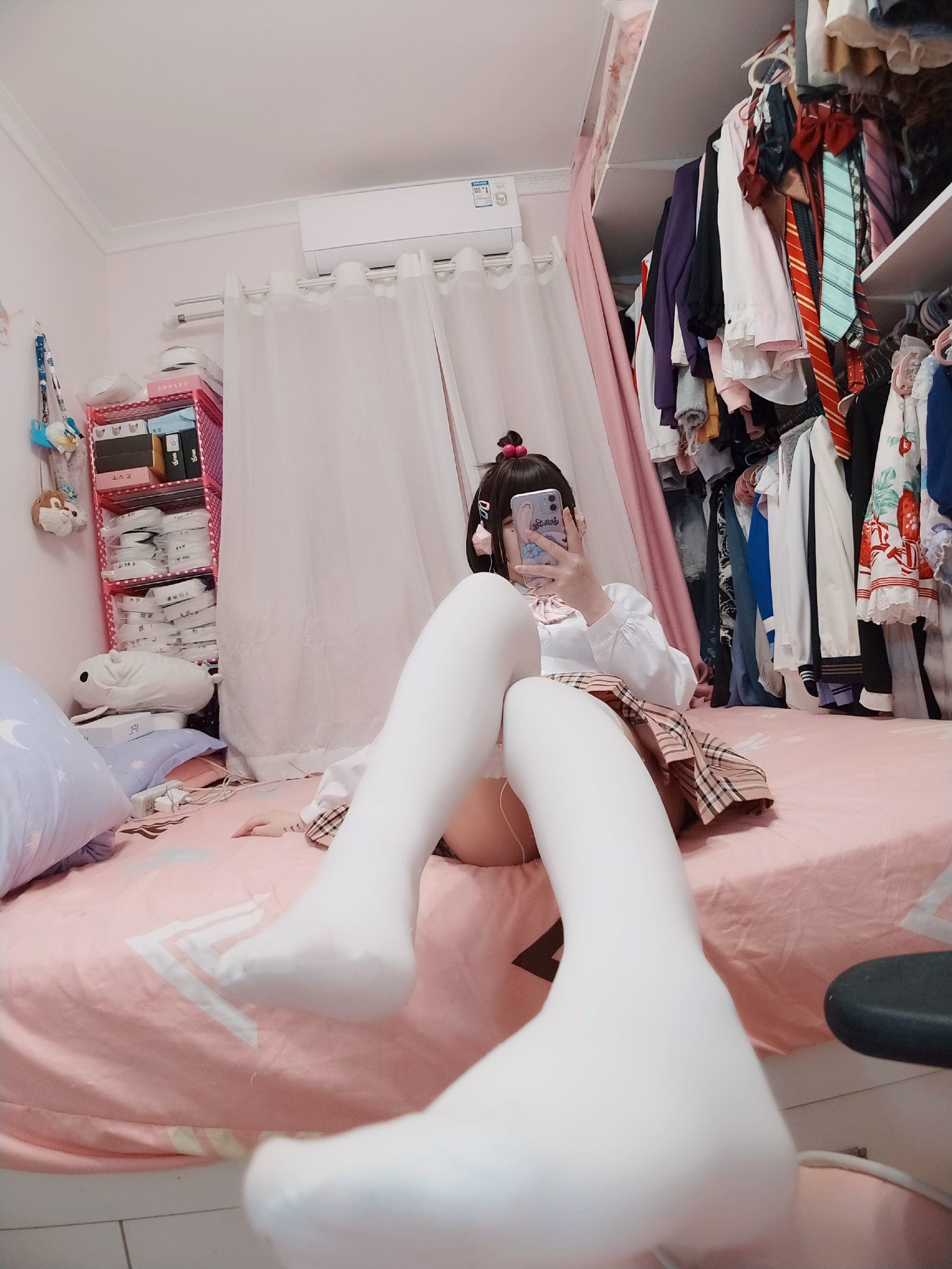 COS福利] 二次元美女古川卡古拉 - 白絲JK
